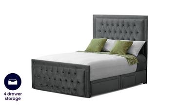 Double 4 Drawer Bedframe