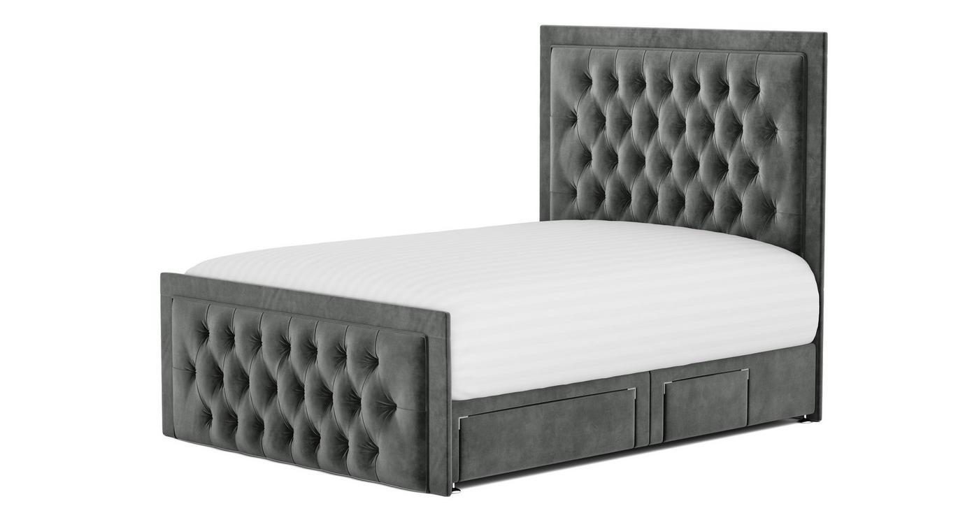 Small Double 4 Drawer Bedframe view 2