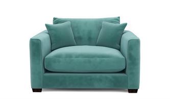 Velvet Snuggler Sofa 