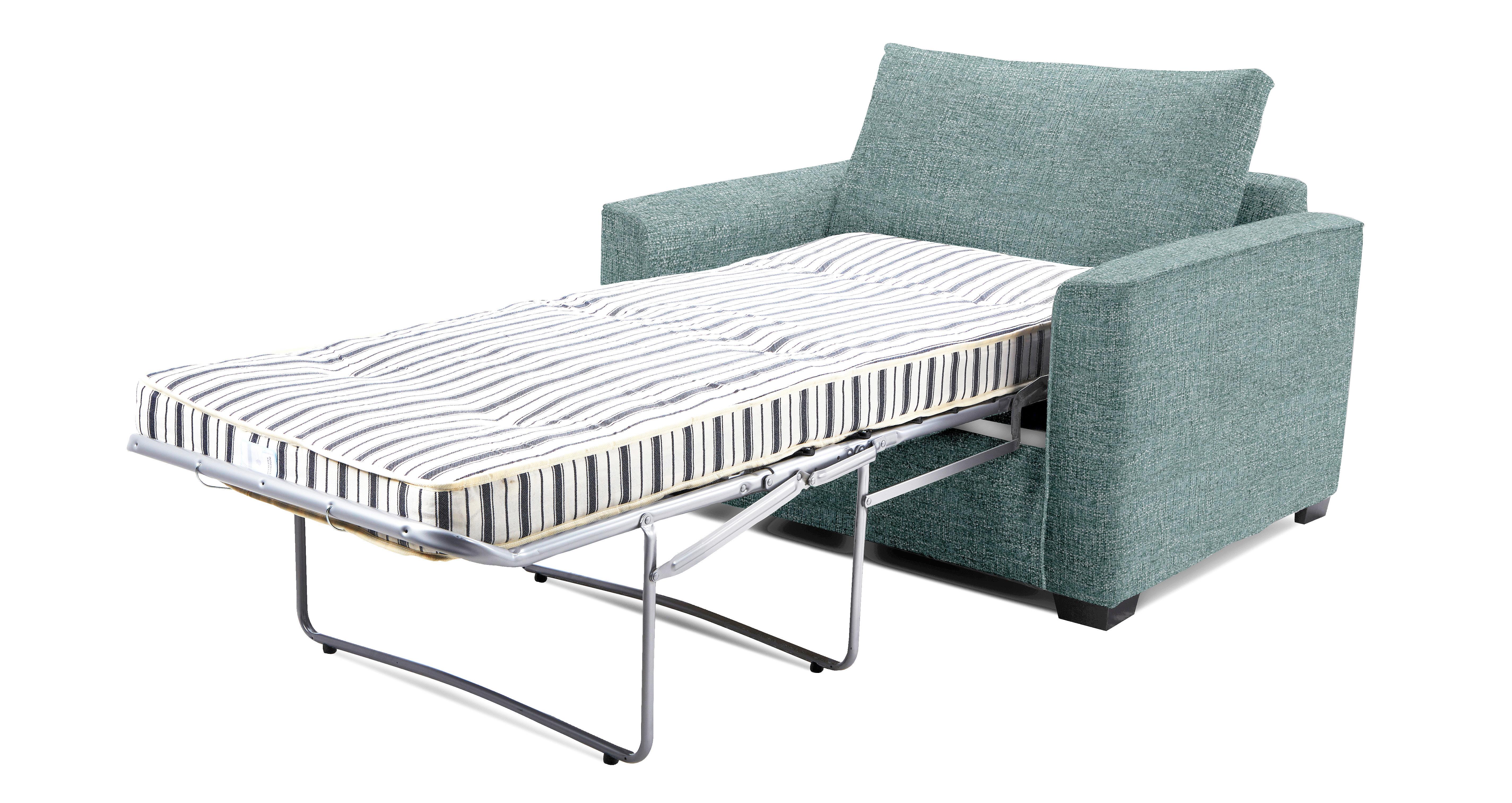 Fold out best sale single bed chair