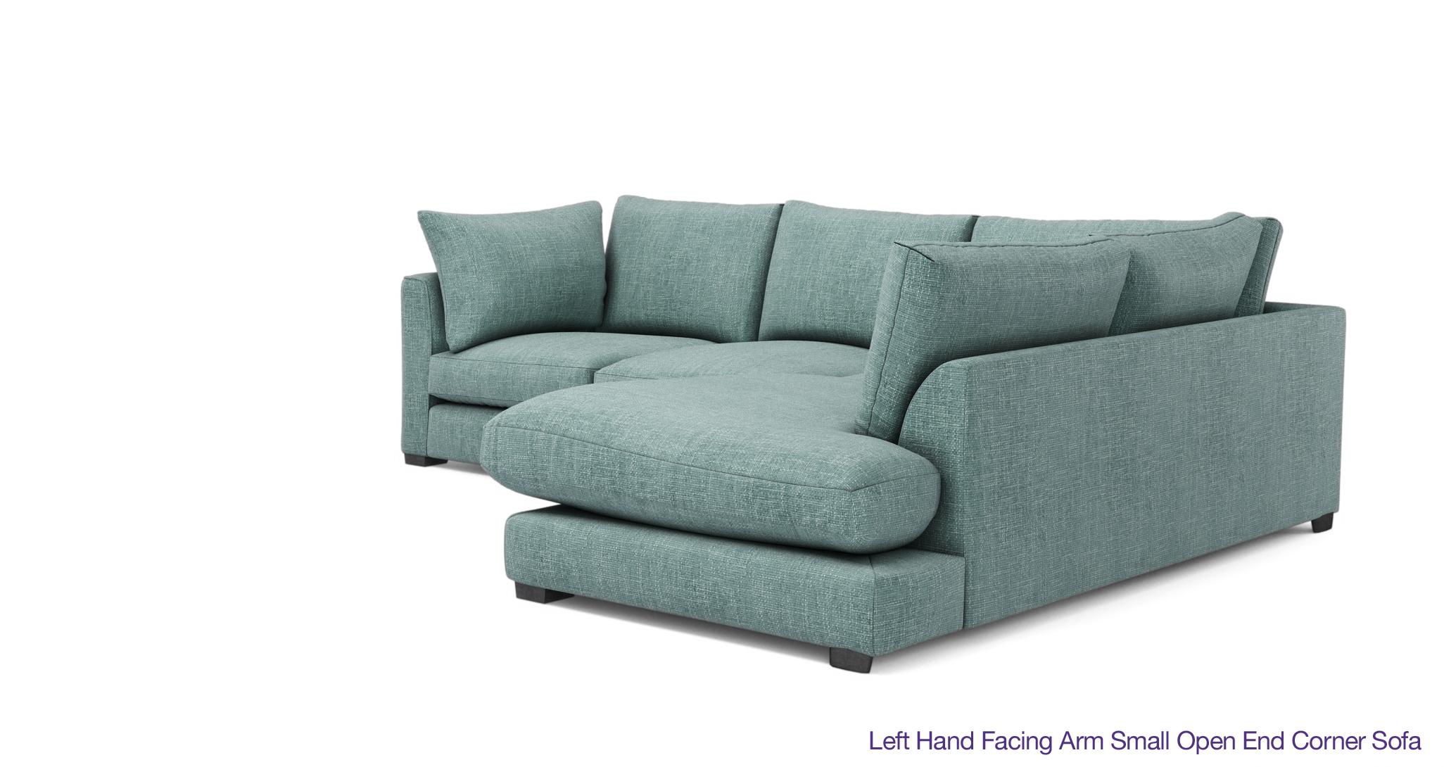 DFS Orka Left Hand or Right Hand Facing Arm Open End Corner Sofa Including  Mainland UK Delivery (19 Colours Available) - £699 @ DFS