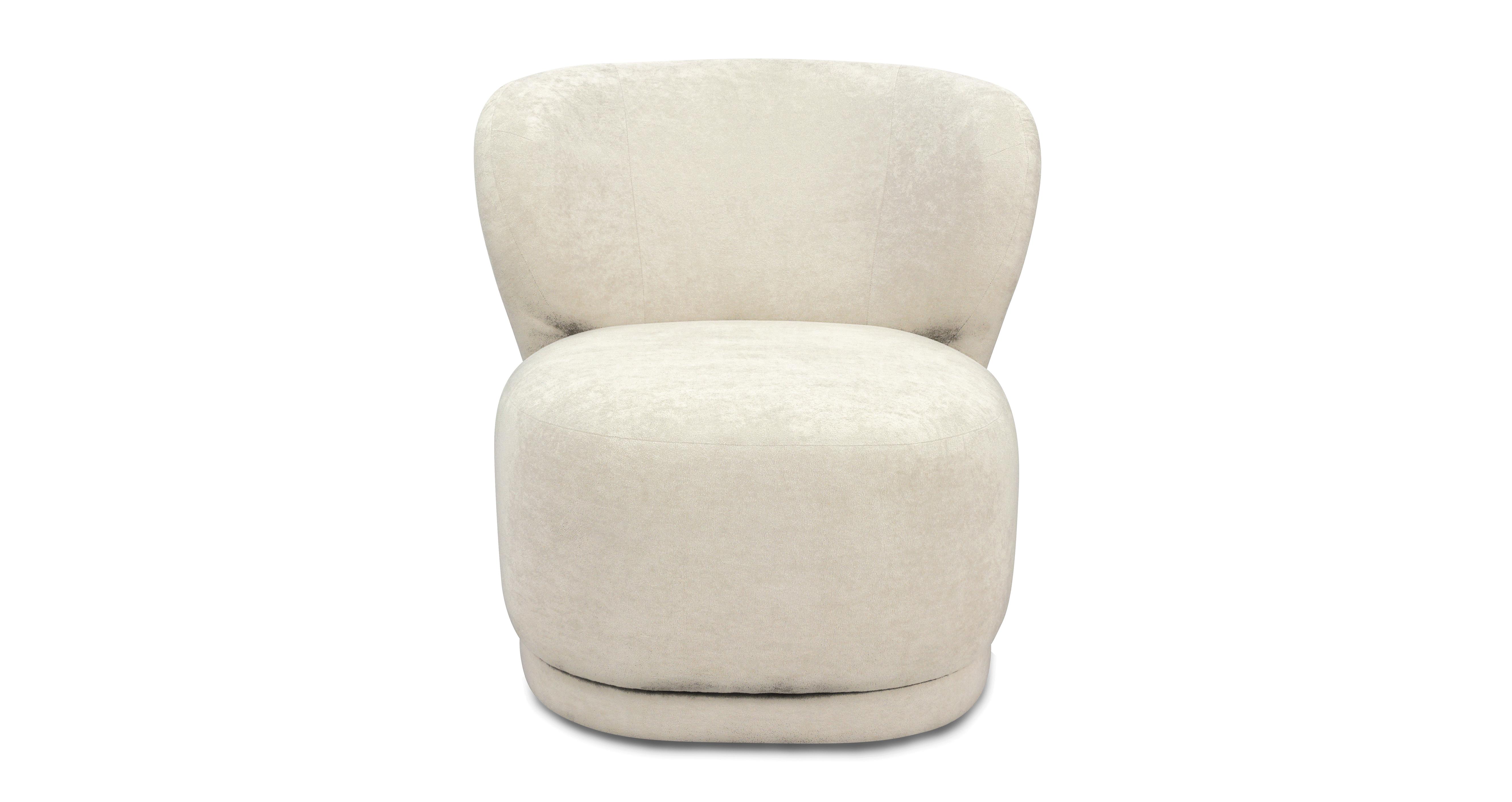 Kalista Accent Chair in Palmero Plain Cream