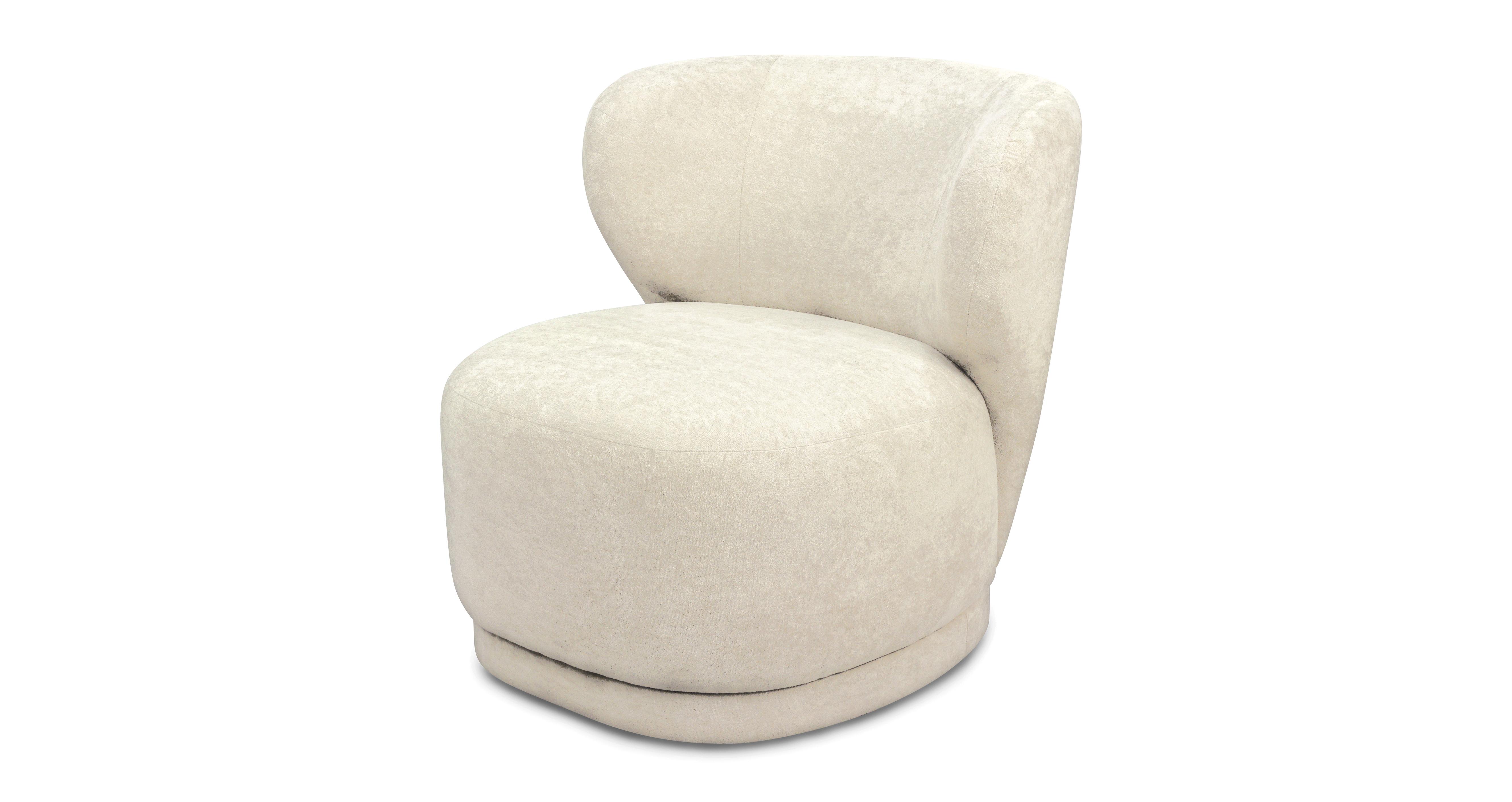 Kalista Accent Chair in Palmero Plain Cream