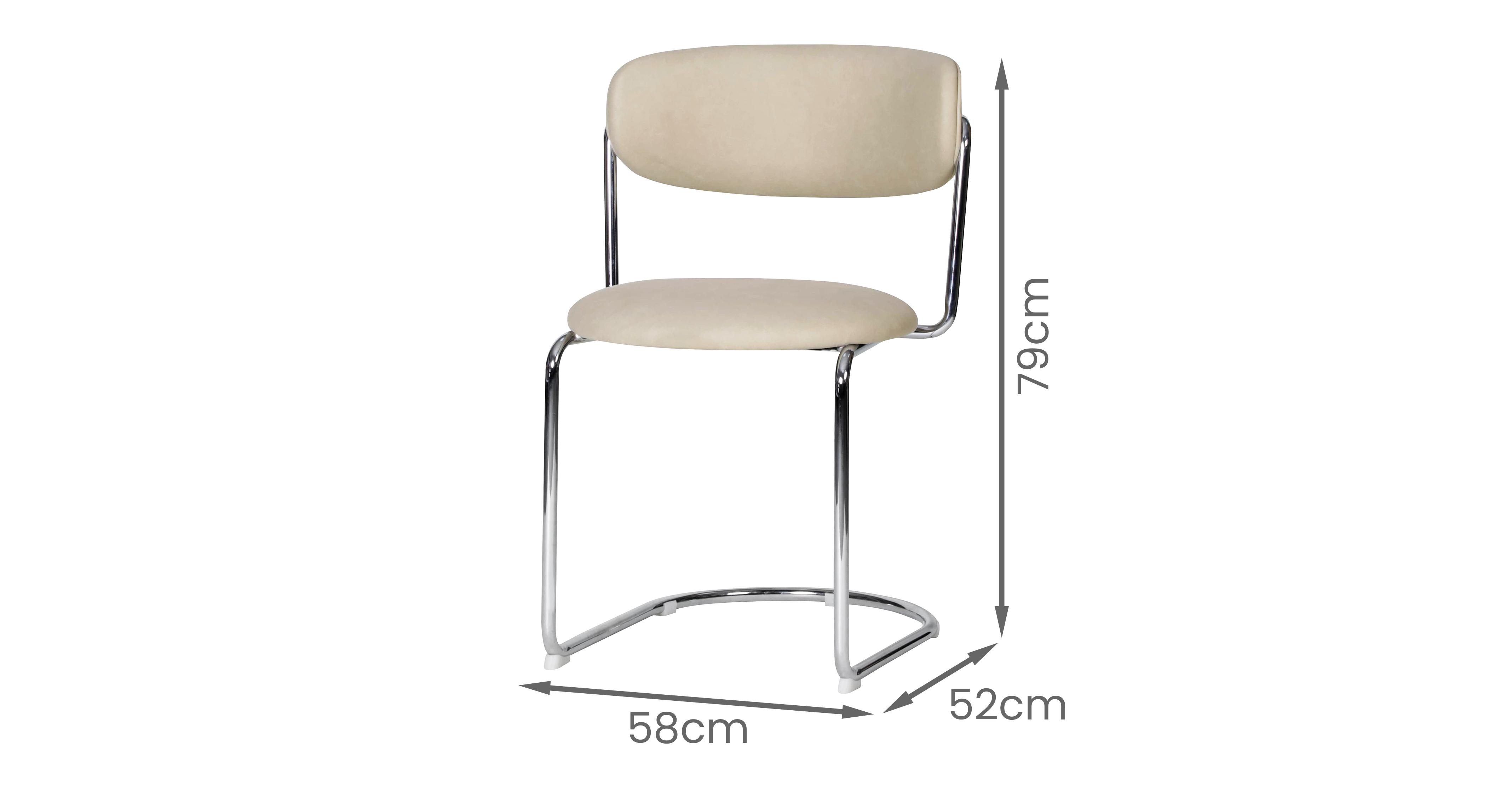 Karisa Dining Set Table and 4 Beige Chairs in Ren White and Silver White and Silver