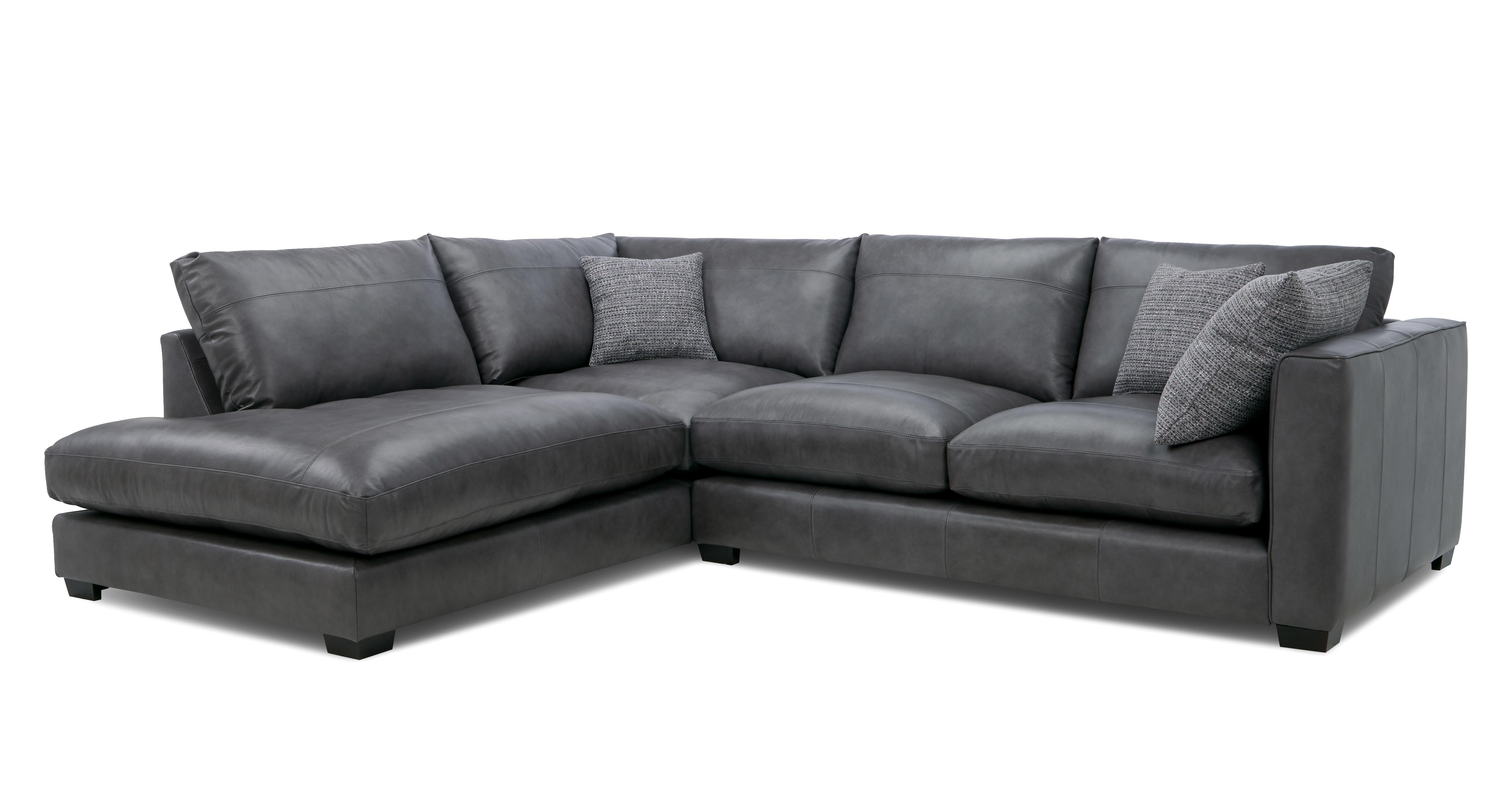 Keaton Leather Right Hand Facing Arm Small Open End Corner Sofa Keaton Leather | DFS Ireland