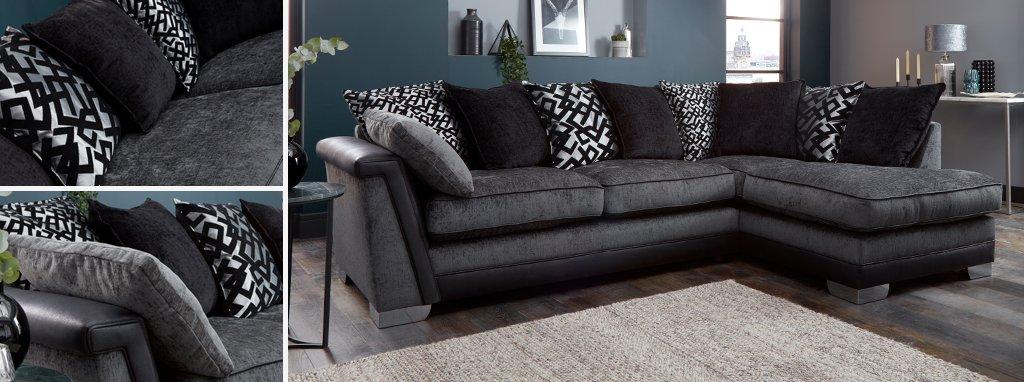 Kiama Pillow Back Right Hand Facing 3 Seater Supreme Sofa Bed
