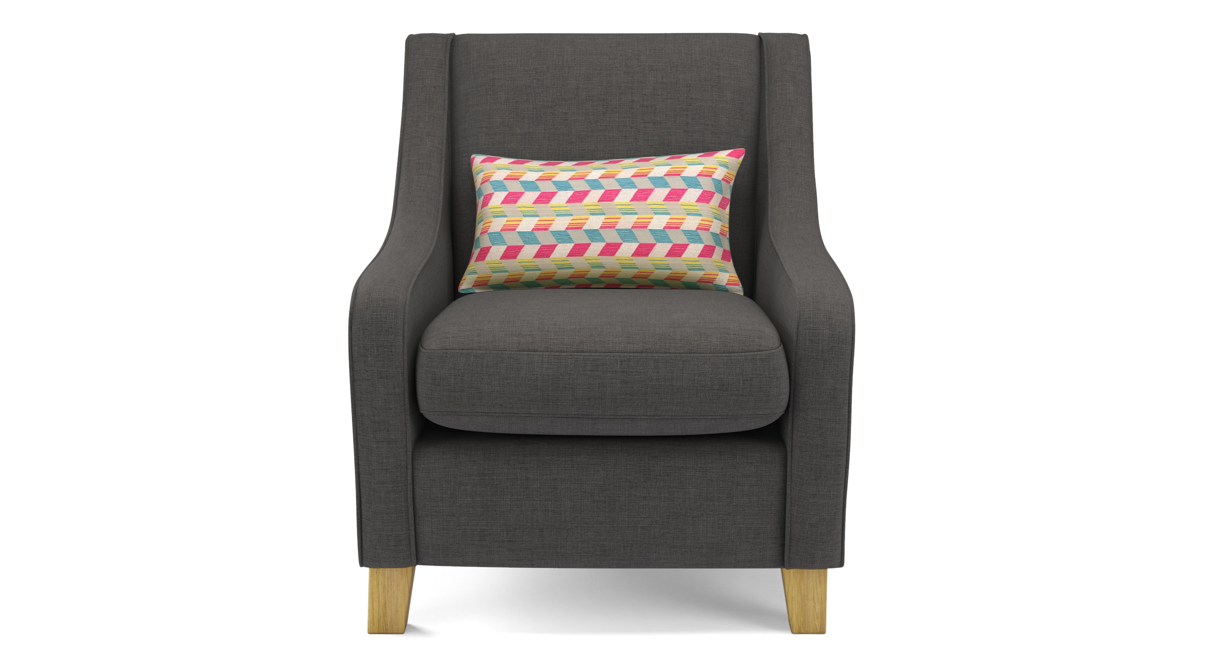 Kian Accent Chair With Pattern Bolster | DFS