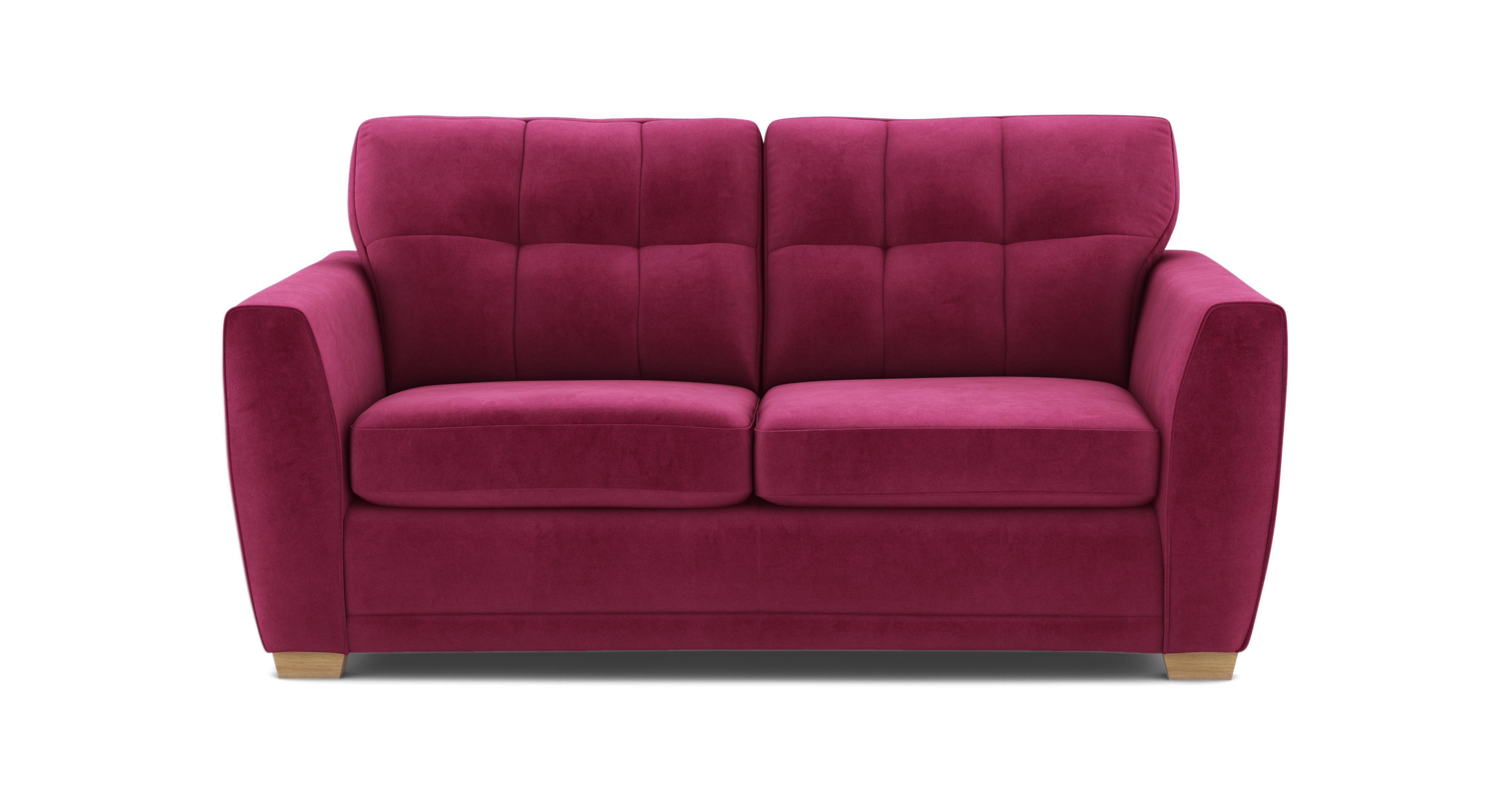 Kian Velvet Large 2 Seater Sofa | DFS