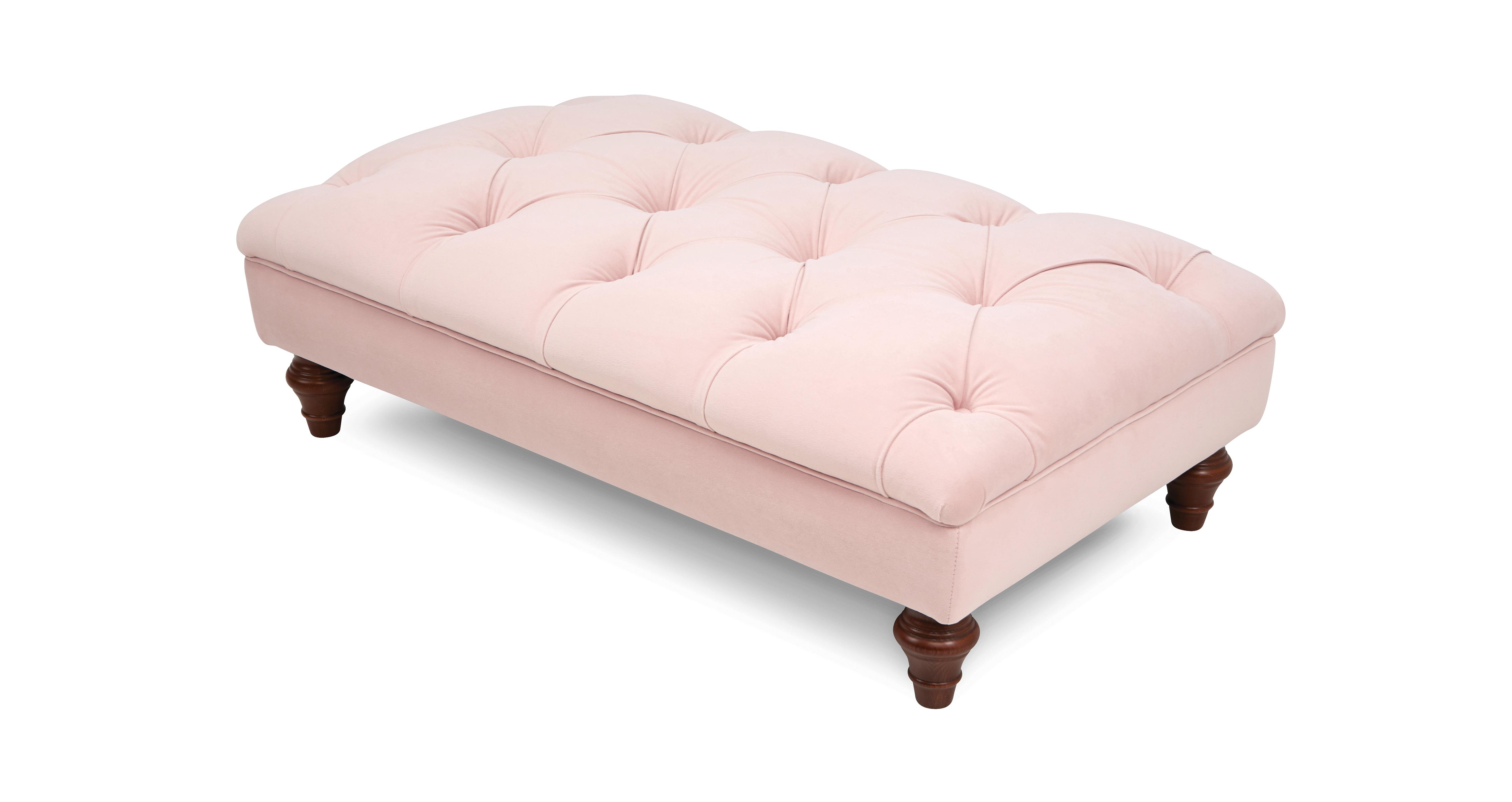 Large deals pink footstool