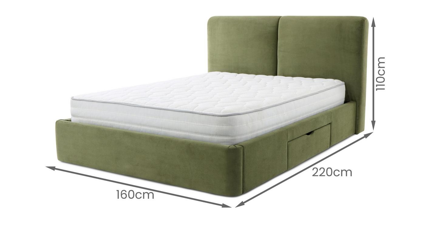 3 Drawer Double Bedframe view 4