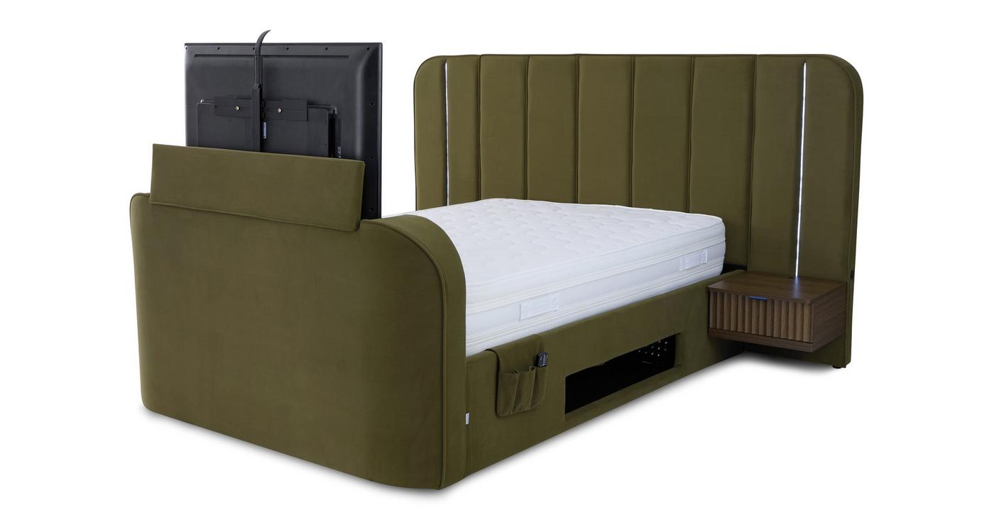 Double Ottoman TV Bedframe view 5