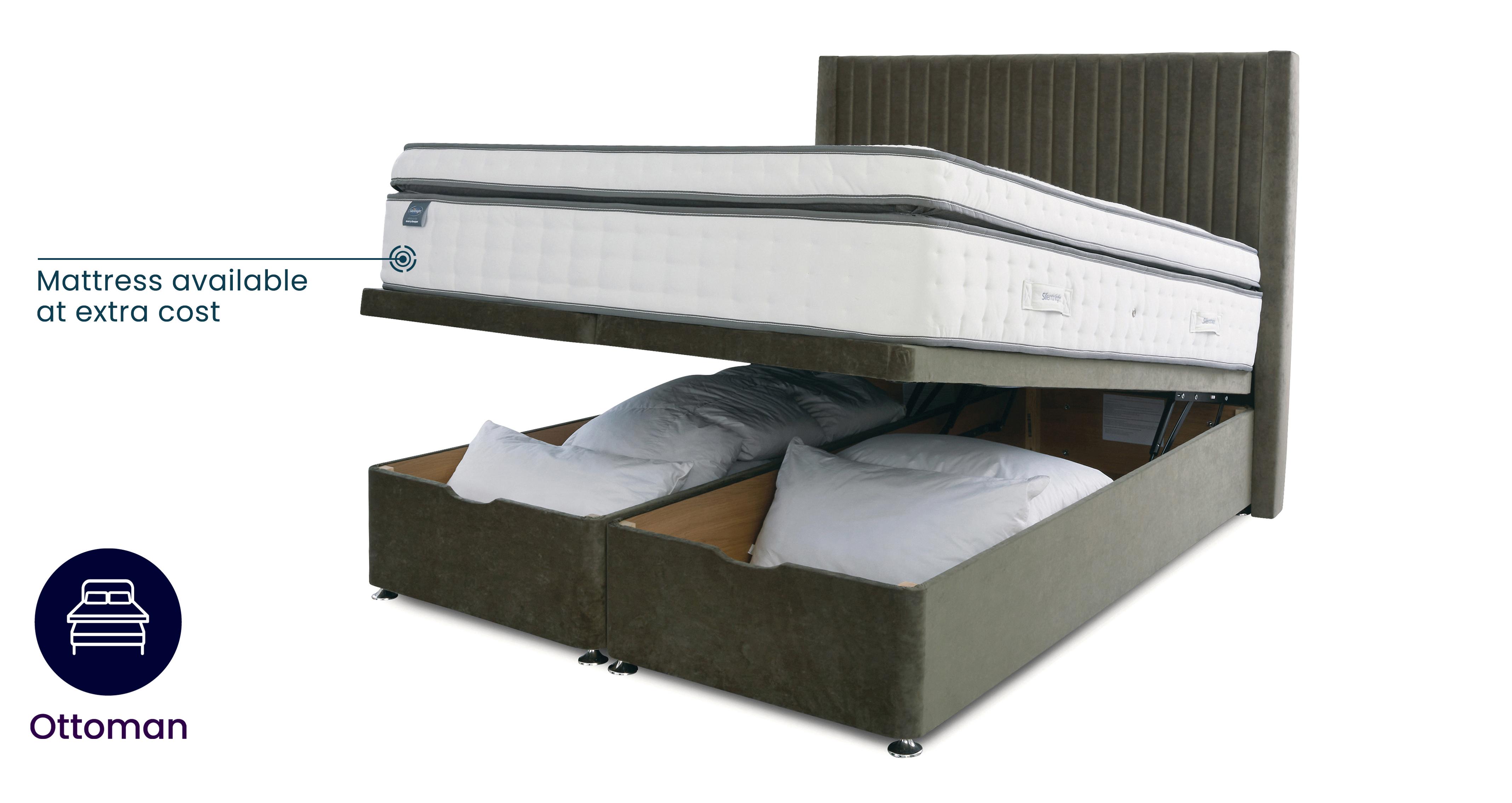 Lane King Size Ottoman Bedframe With Headboard DFS