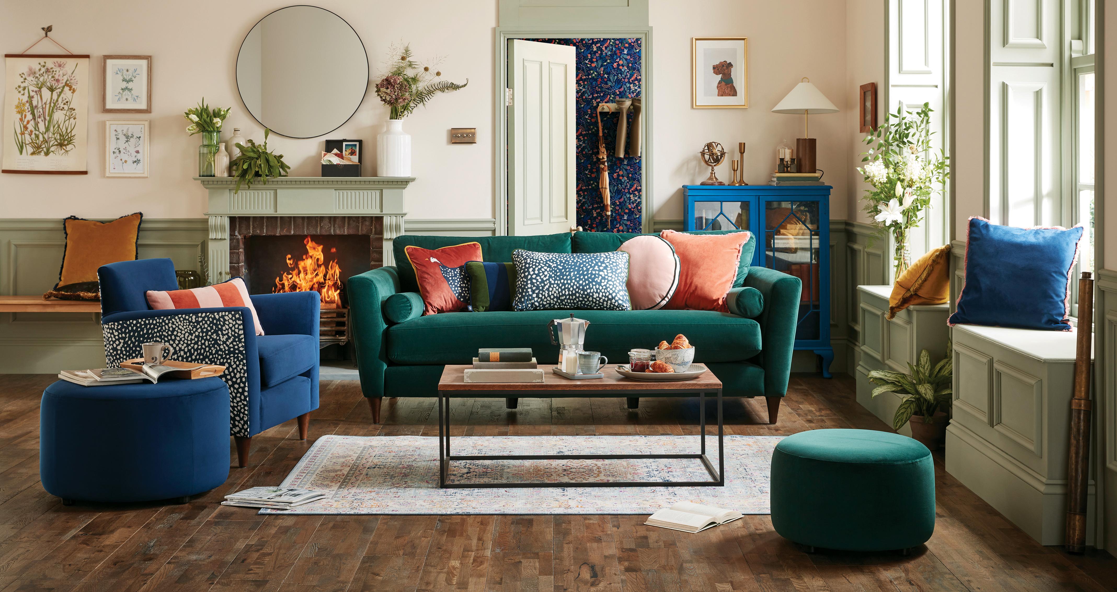Langton Plain Accent Chair in Langton Midnight