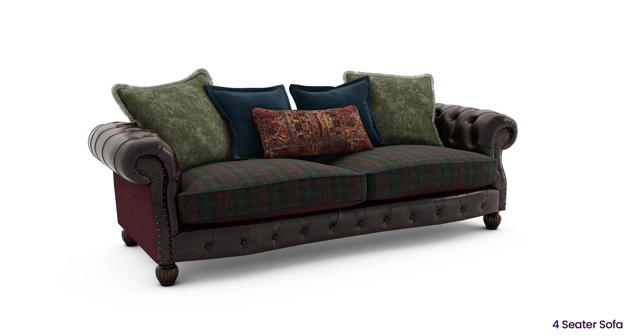 Dfs tartan deals sofa