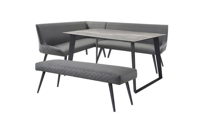 Laredo 145 Cm Fixed Dining Table With 1, Corner Bench Dining Table With Chairs