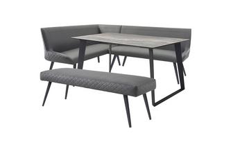145cm Fixed Dining Table with 1 Bench & 1 Left Hand Facing Corner Bench 