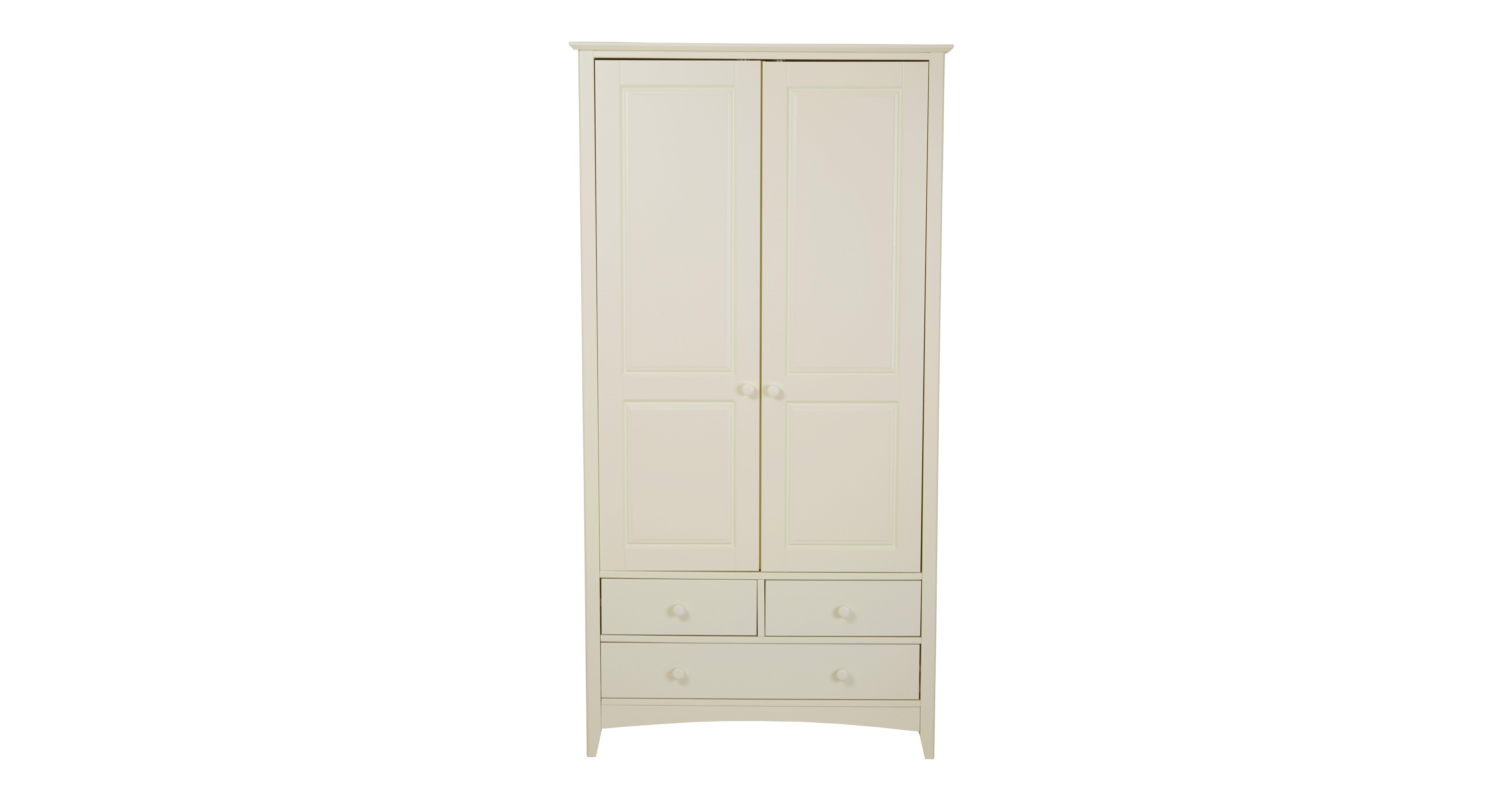 Laurence Wardrobe With 2 Doors And 3 Drawers Dfs