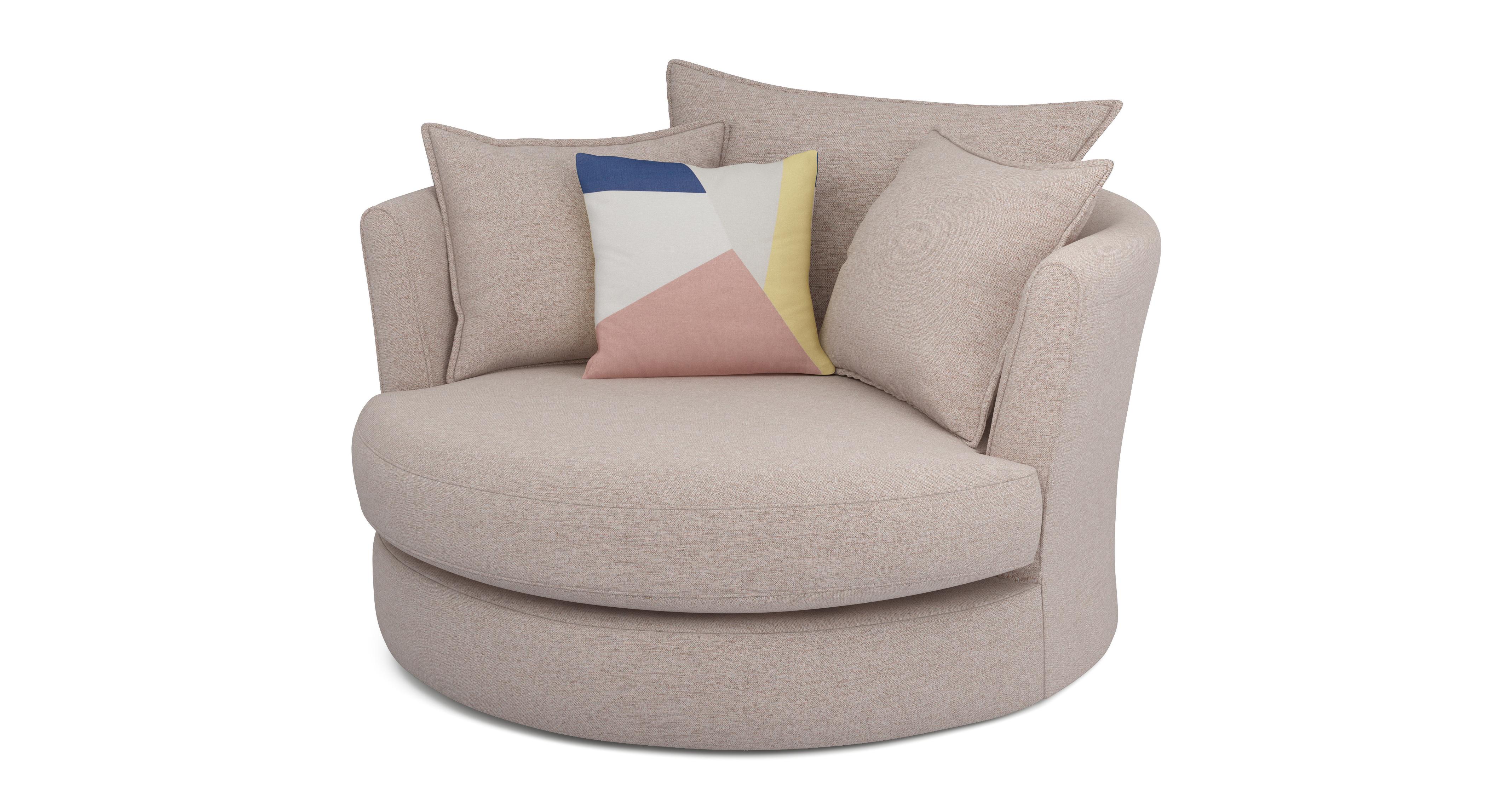 Pink swivel on sale cuddle chair