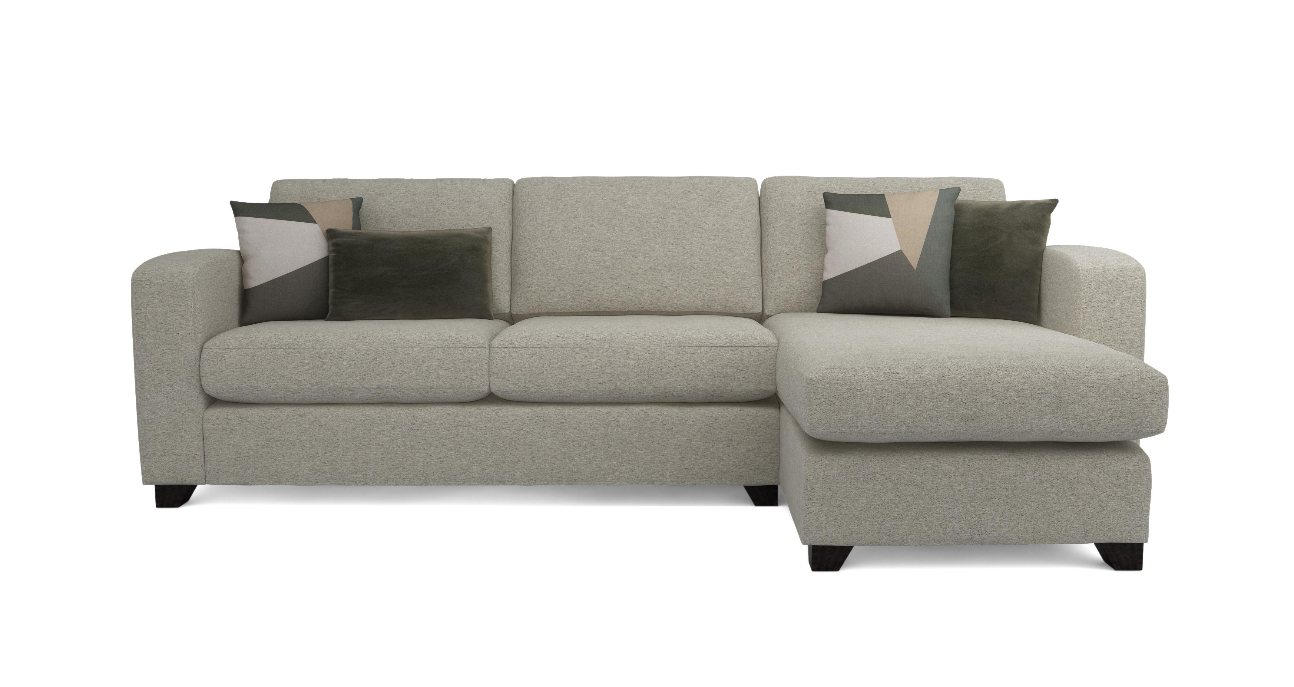 Right Hand Facing Chaise End 3 Seater Sofa