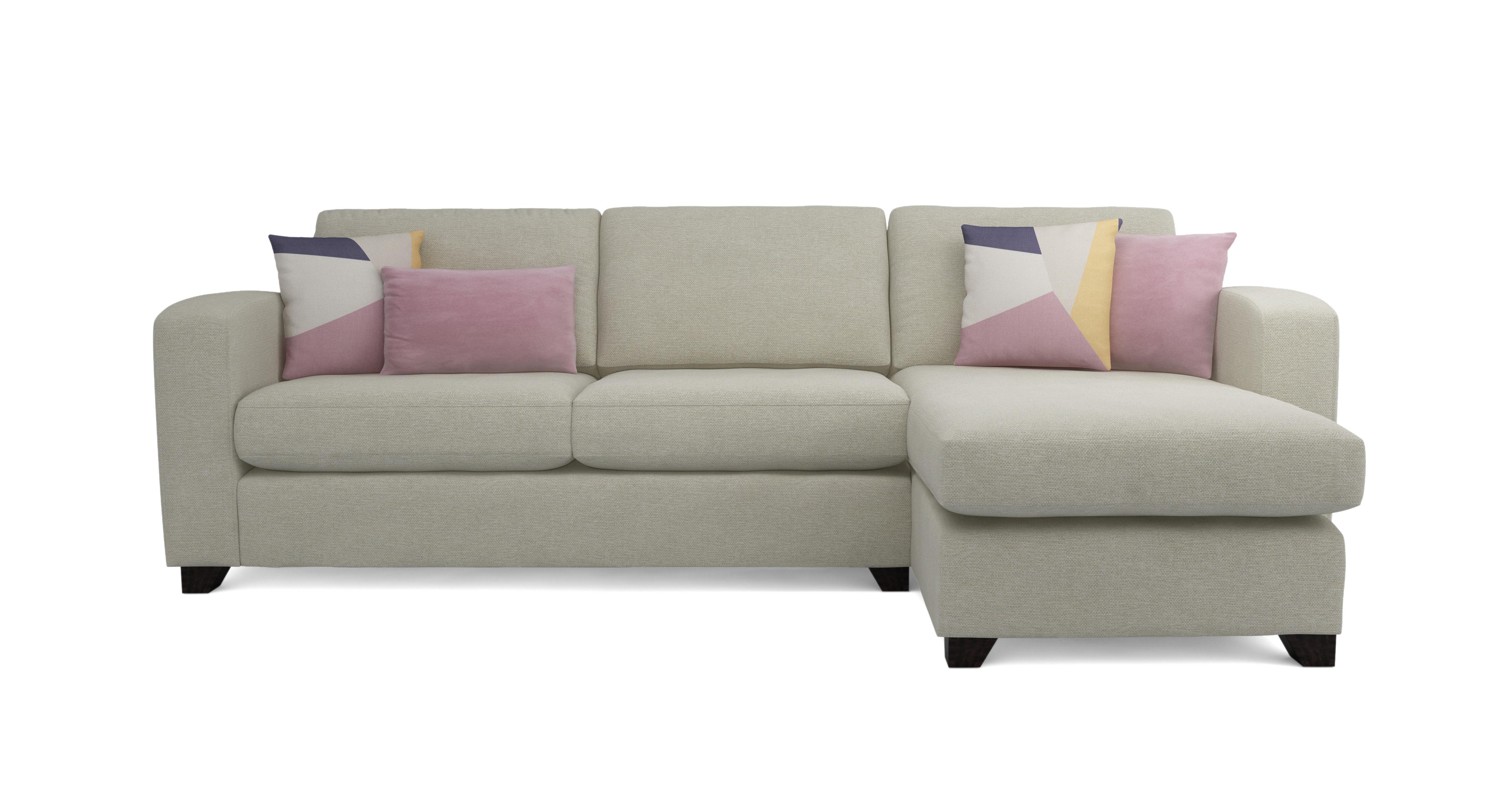 Right Hand Facing Chaise End 3 Seater Sofa