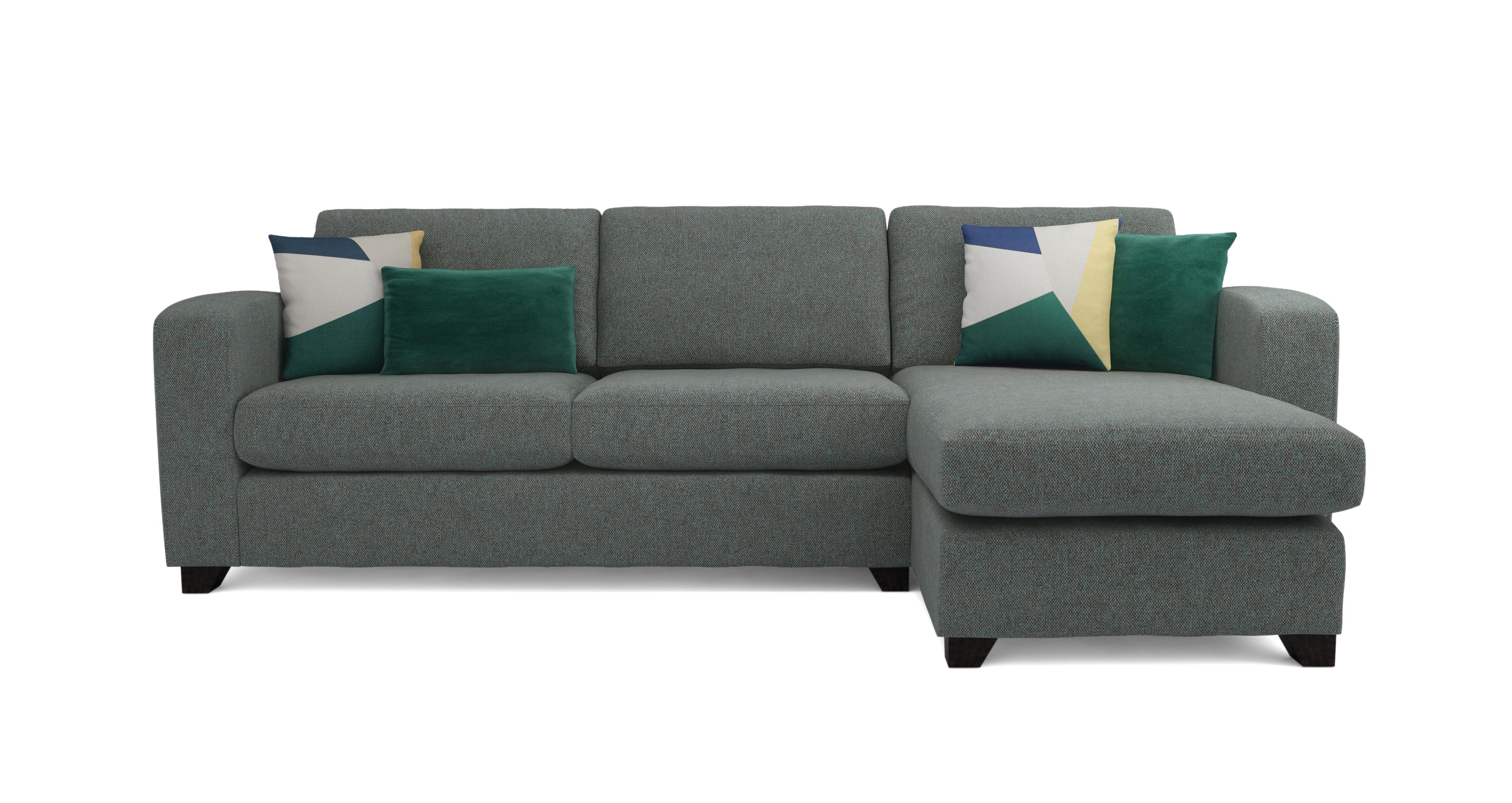 Right Hand Facing Chaise End 3 Seater Sofa