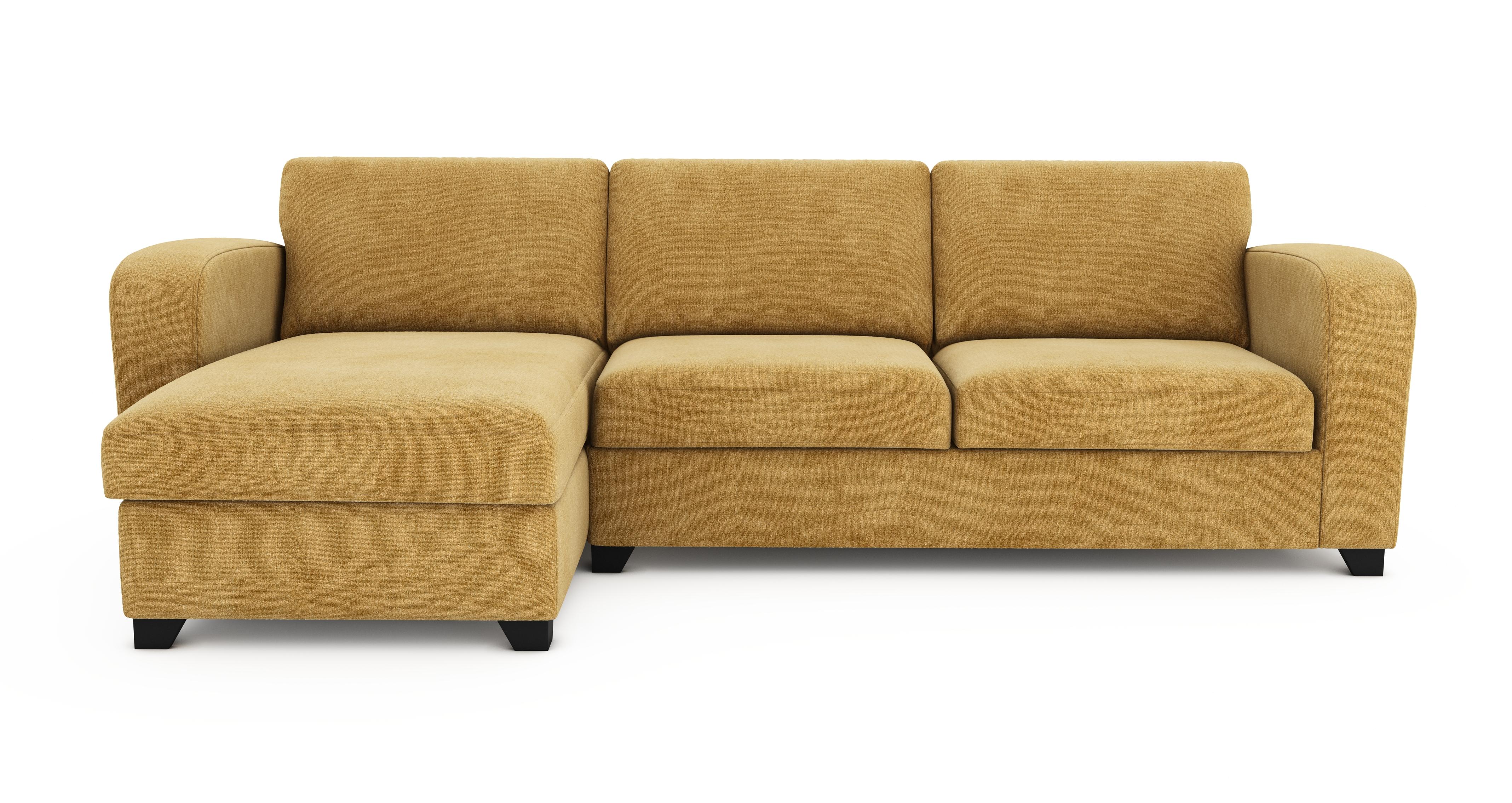 Left Hand Facing Chaise End 3 Seater Supreme Sofa Bed