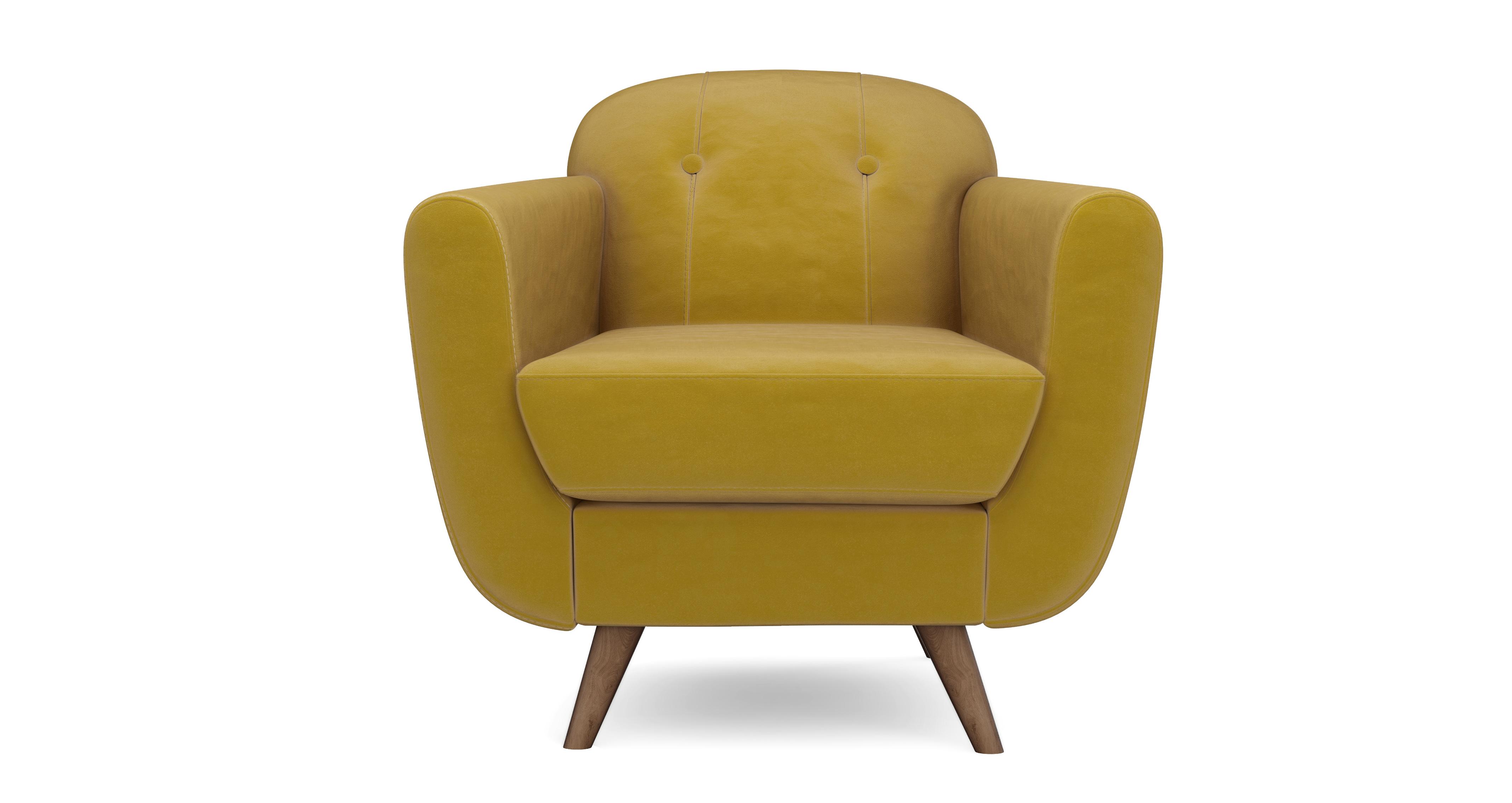 Laze Armchair Velvet Dfs