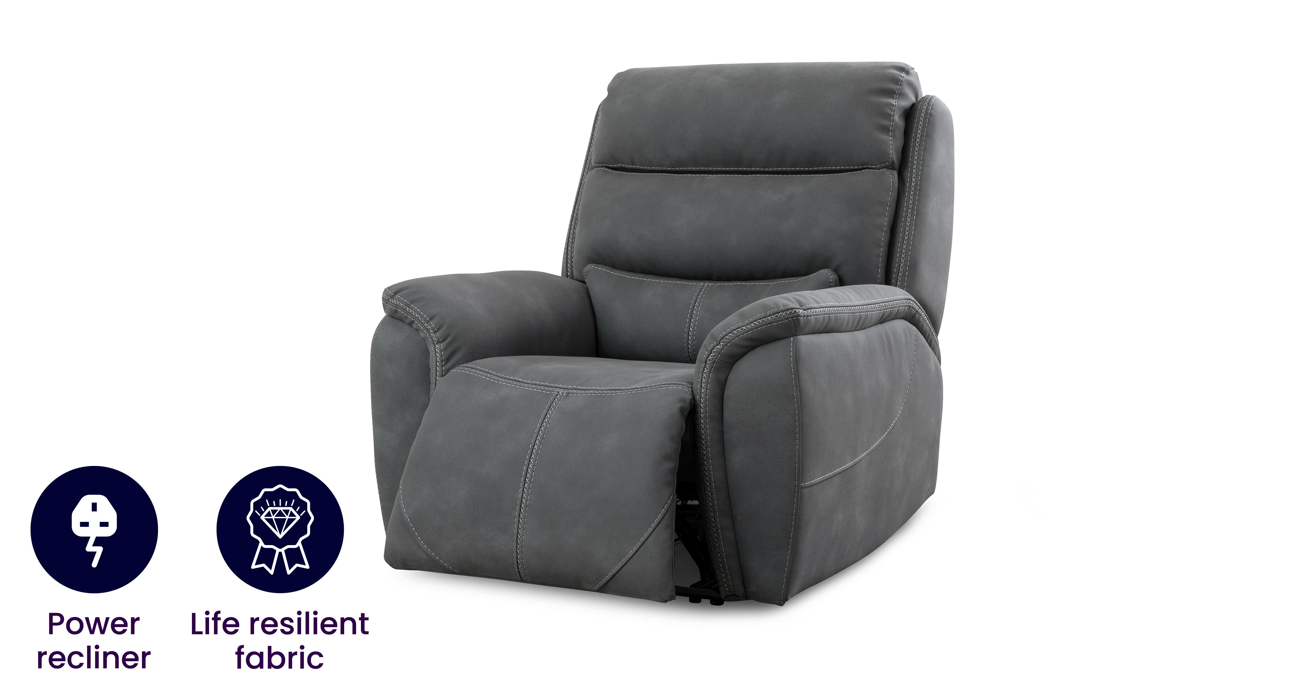 Ledger Clearance Power Recliner Chair DFS