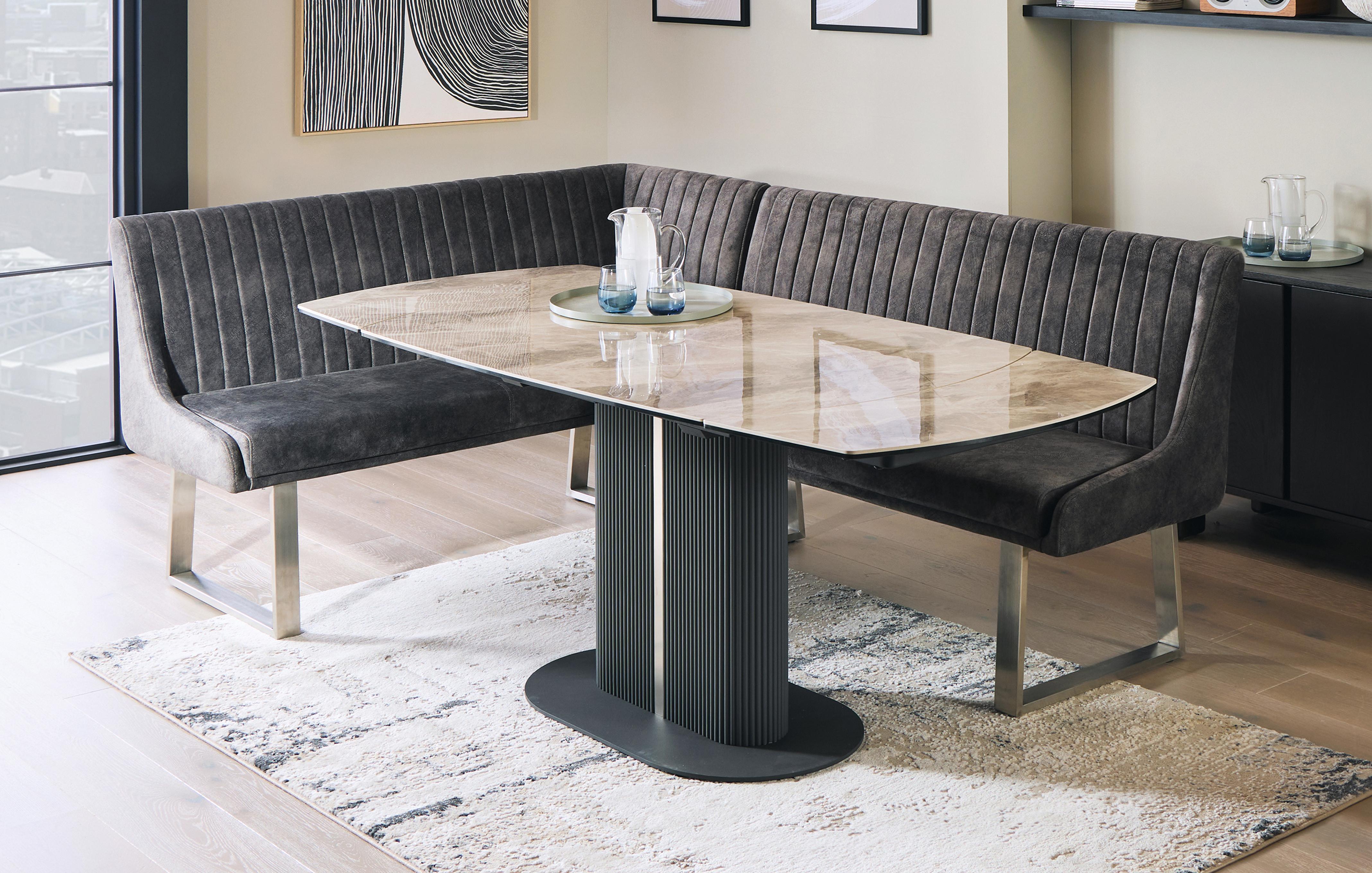 Extending Dining Table & Corner Bench