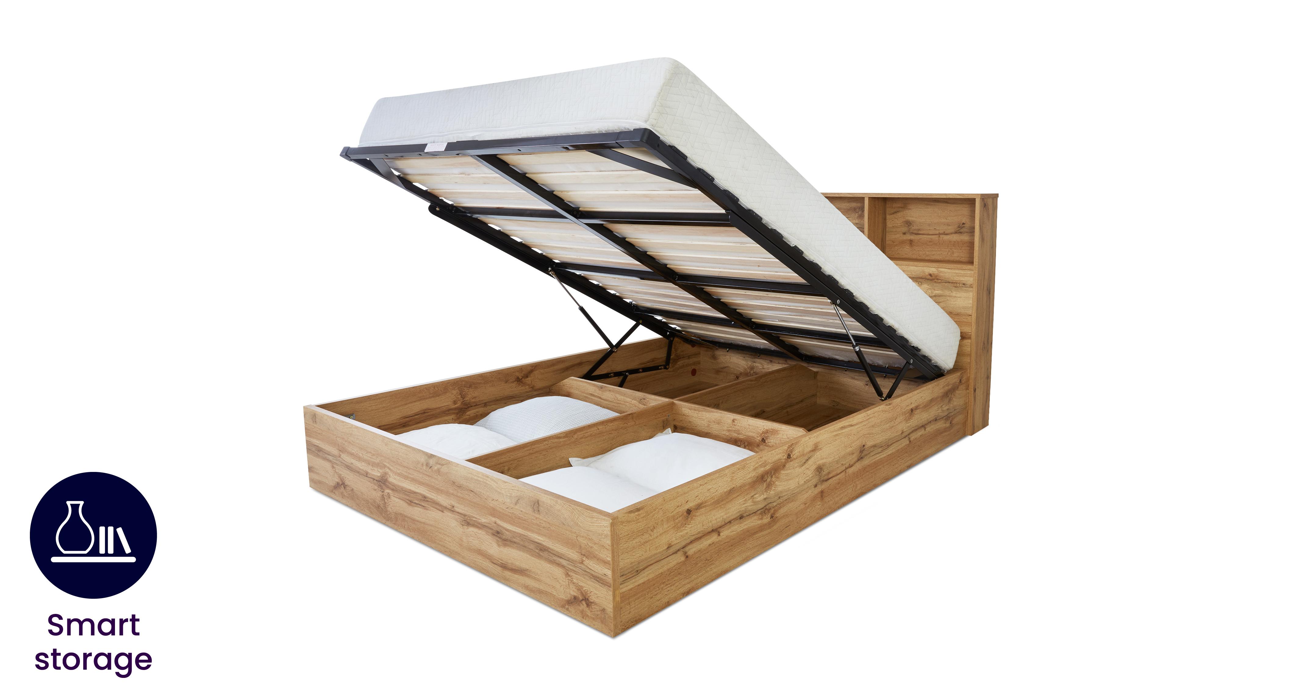 Leon Bookcase Bed King Size Bookcase Ottoman Bed DFS