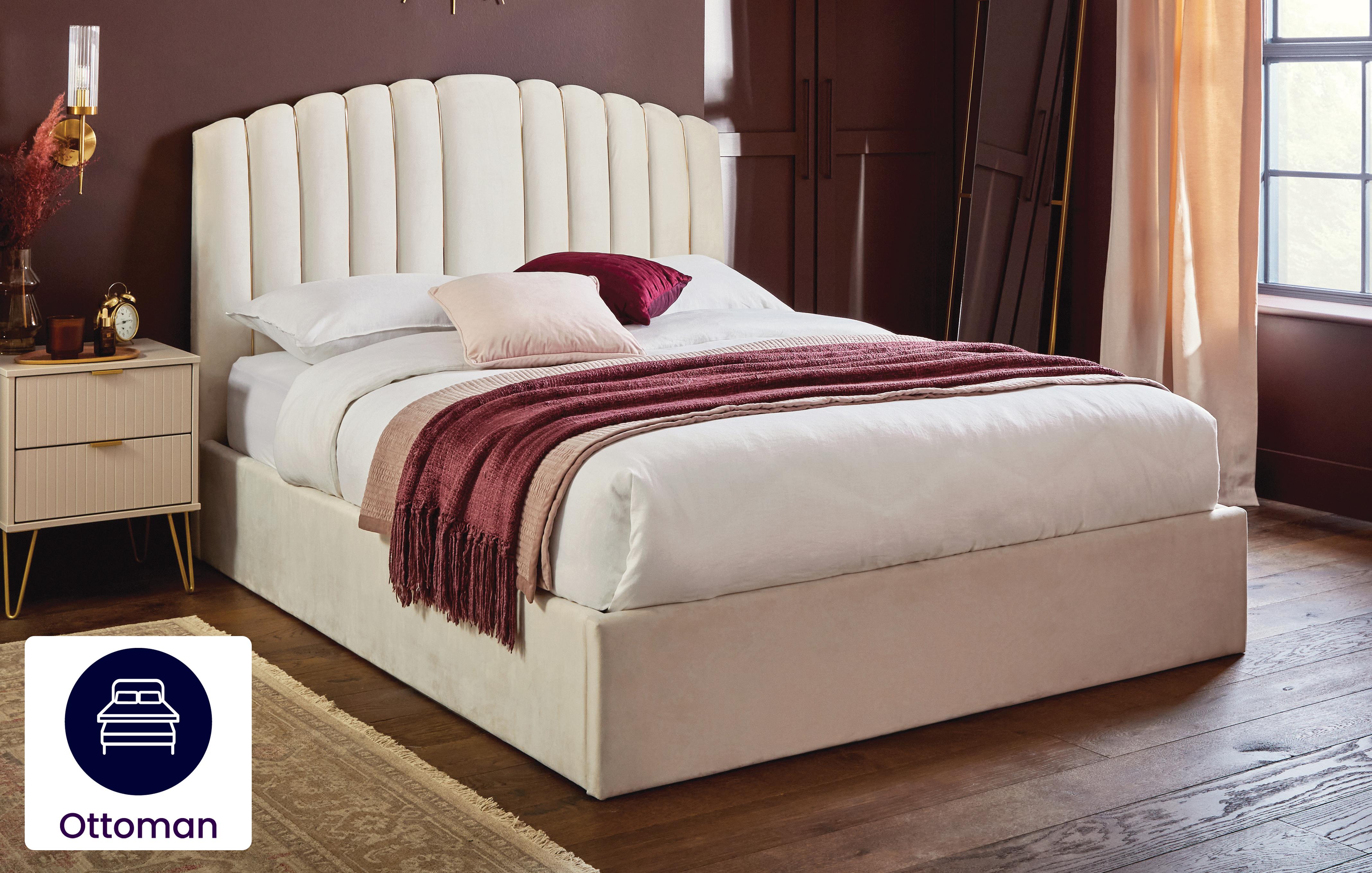 Double Ottoman Bedframe