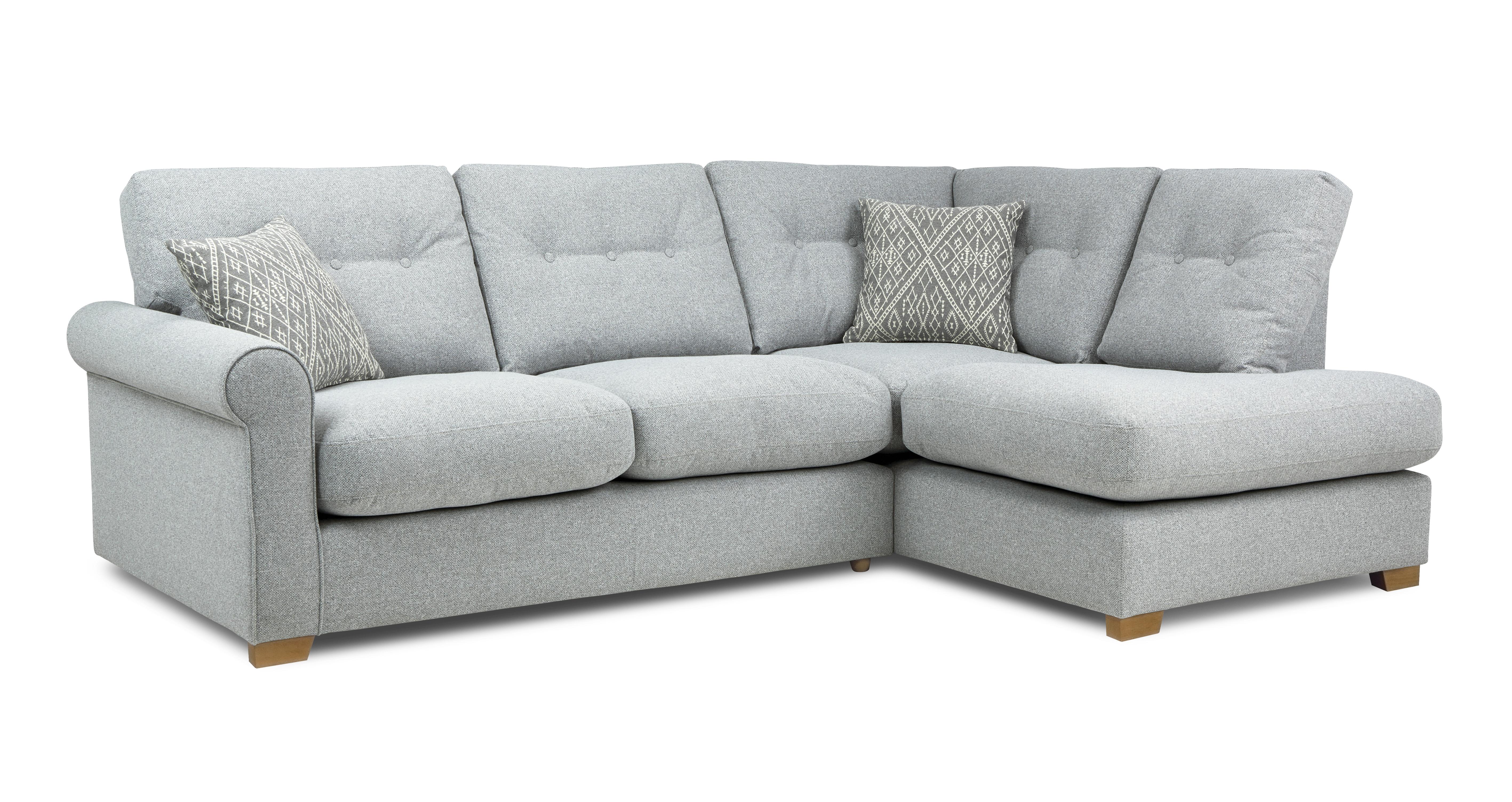 Lilah Formal Back Left Hand Facing Arm Open End Corner Sofa DFS