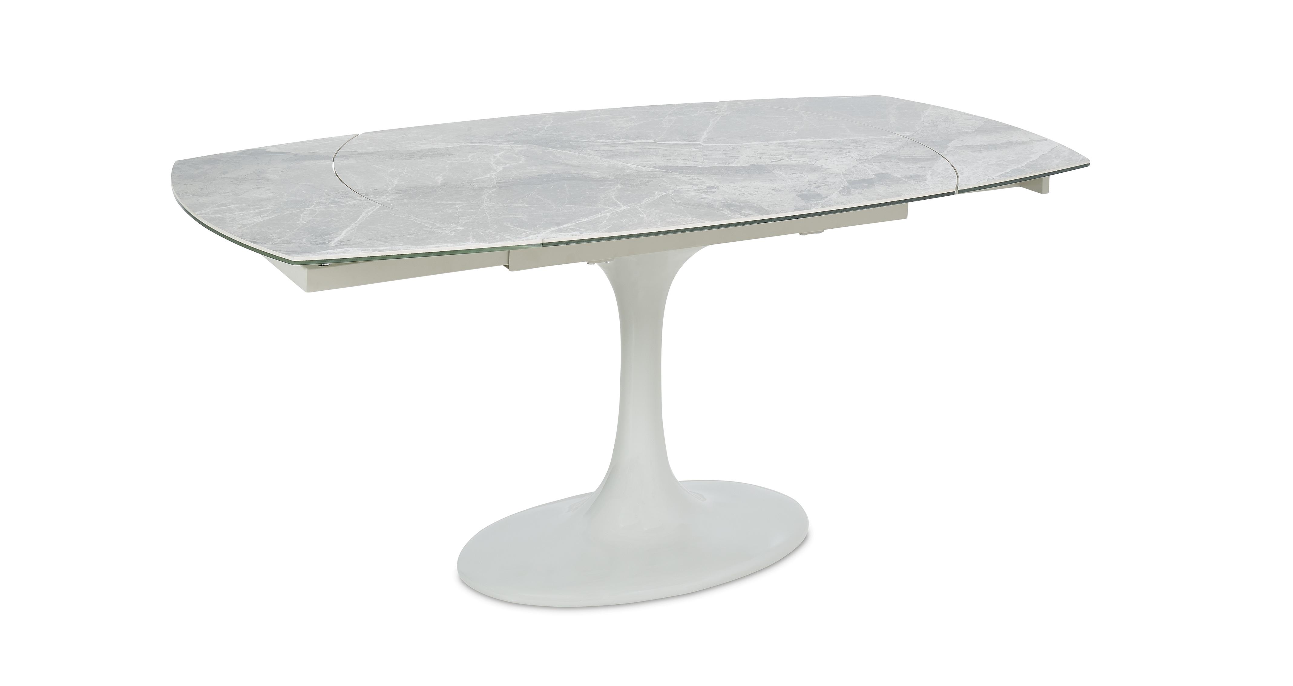 Lille marble ceramic store extending dining table