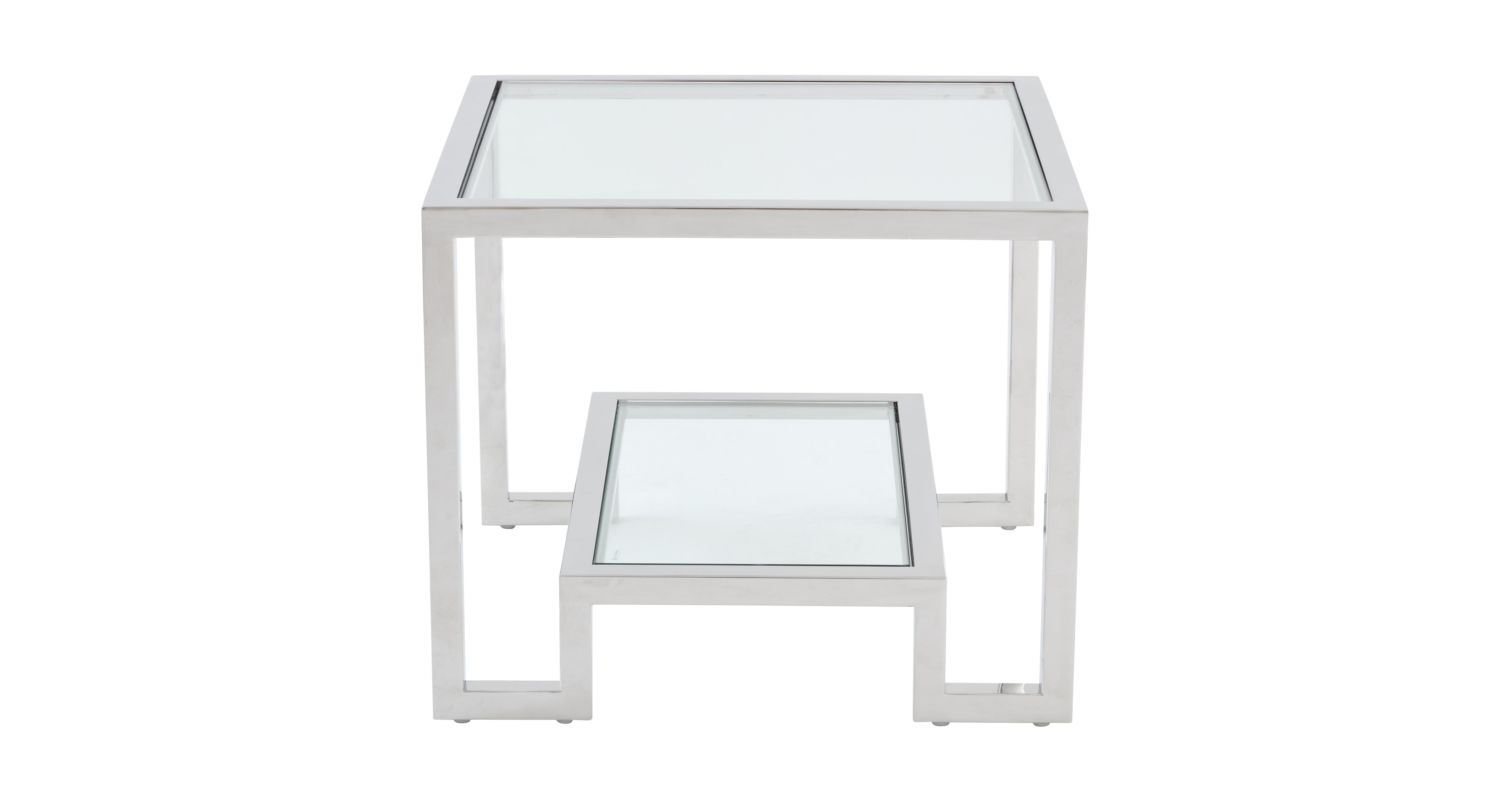 Silver Lamp Table