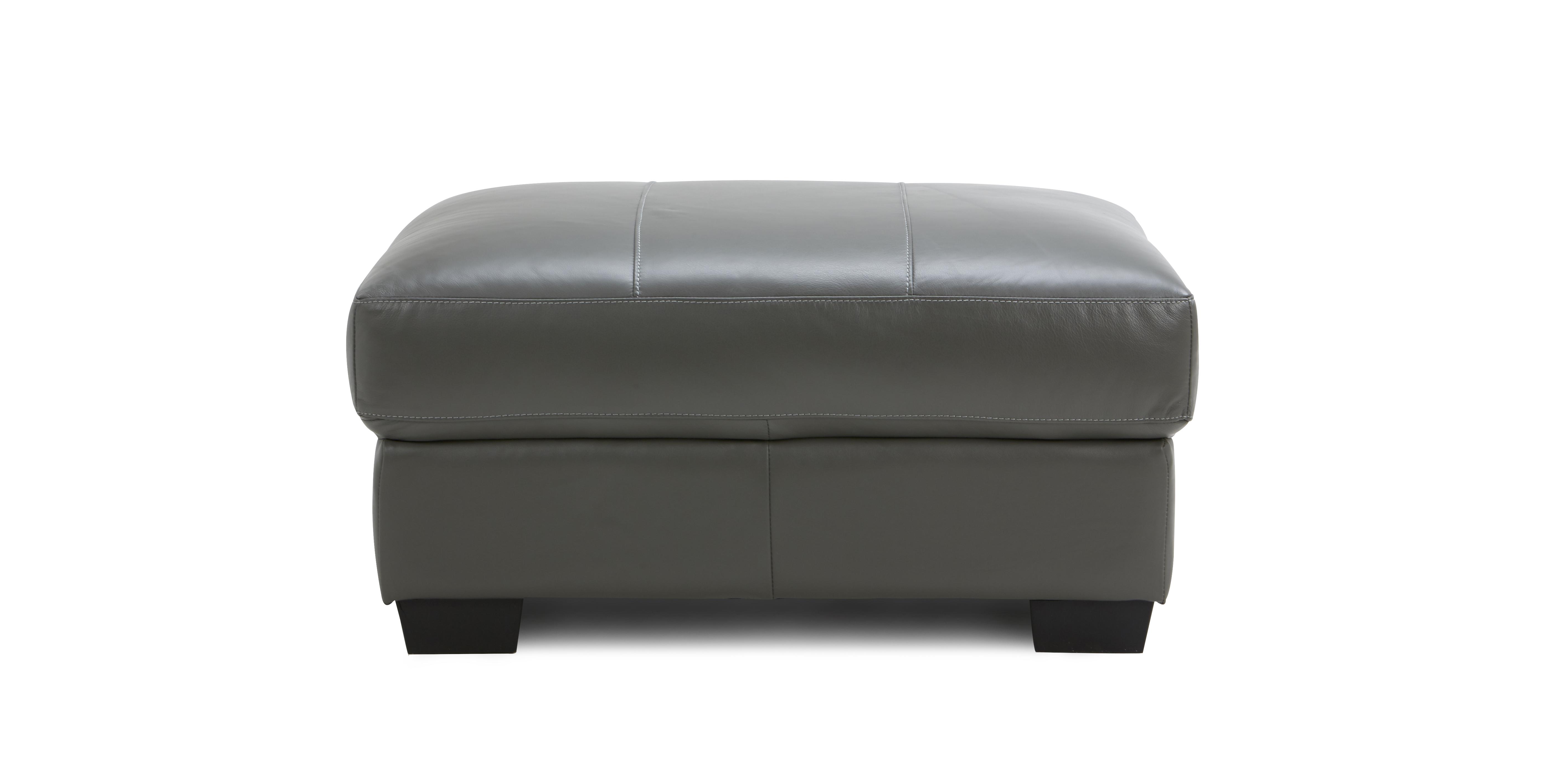 Dfs shop grey pouffe