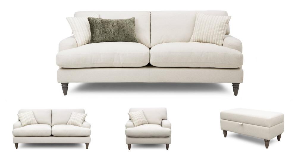 3 Seater Sofa 2 Seater sofa Chair & Footstool