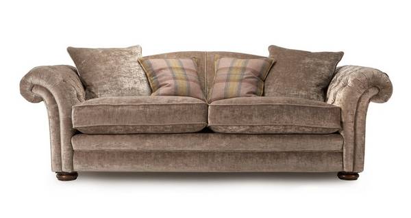 Loch Leven Pillow Back 4 Seater Sofa Dfs, Mink Colour Sofa Bed