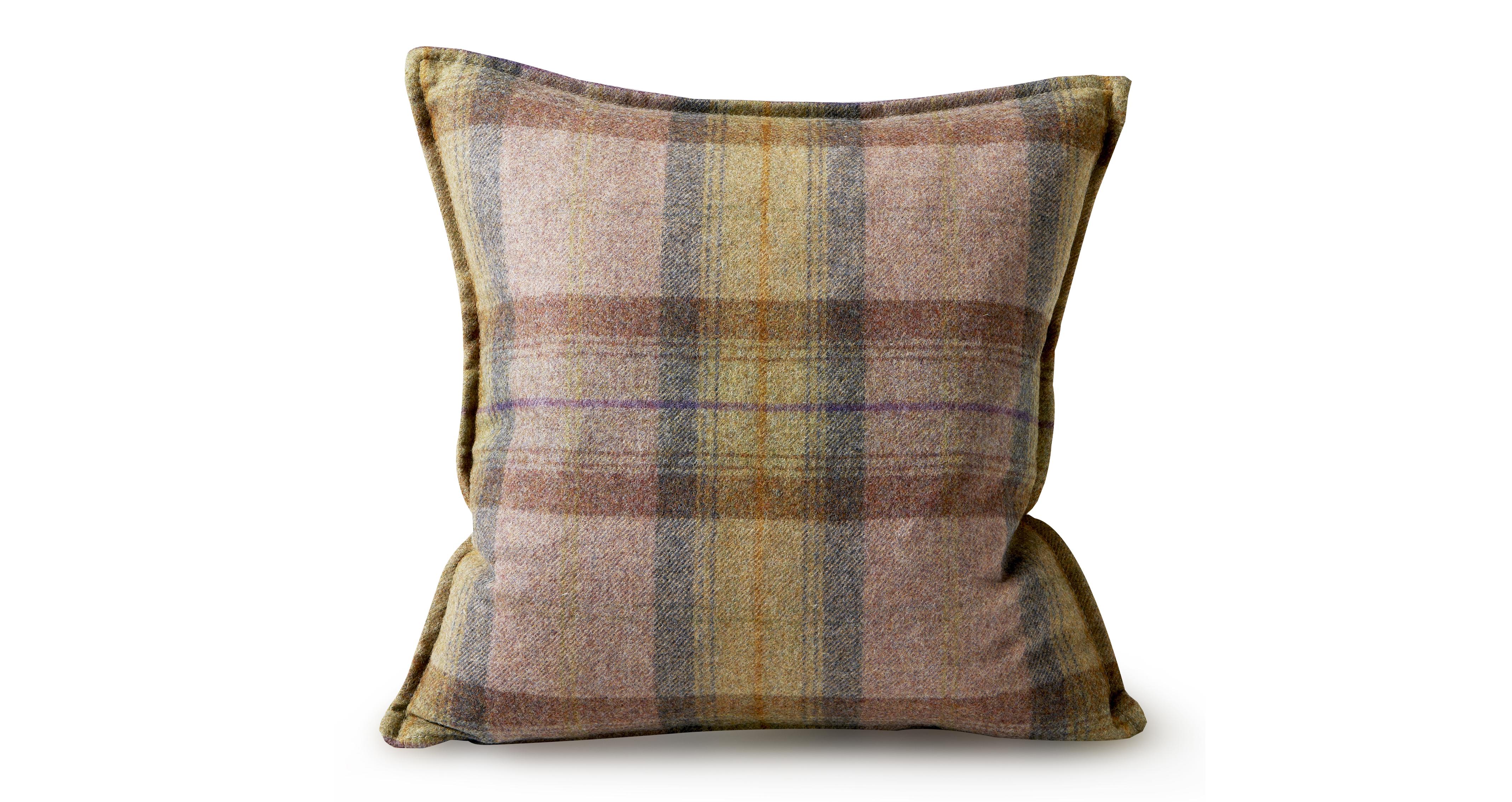 plaid cushions