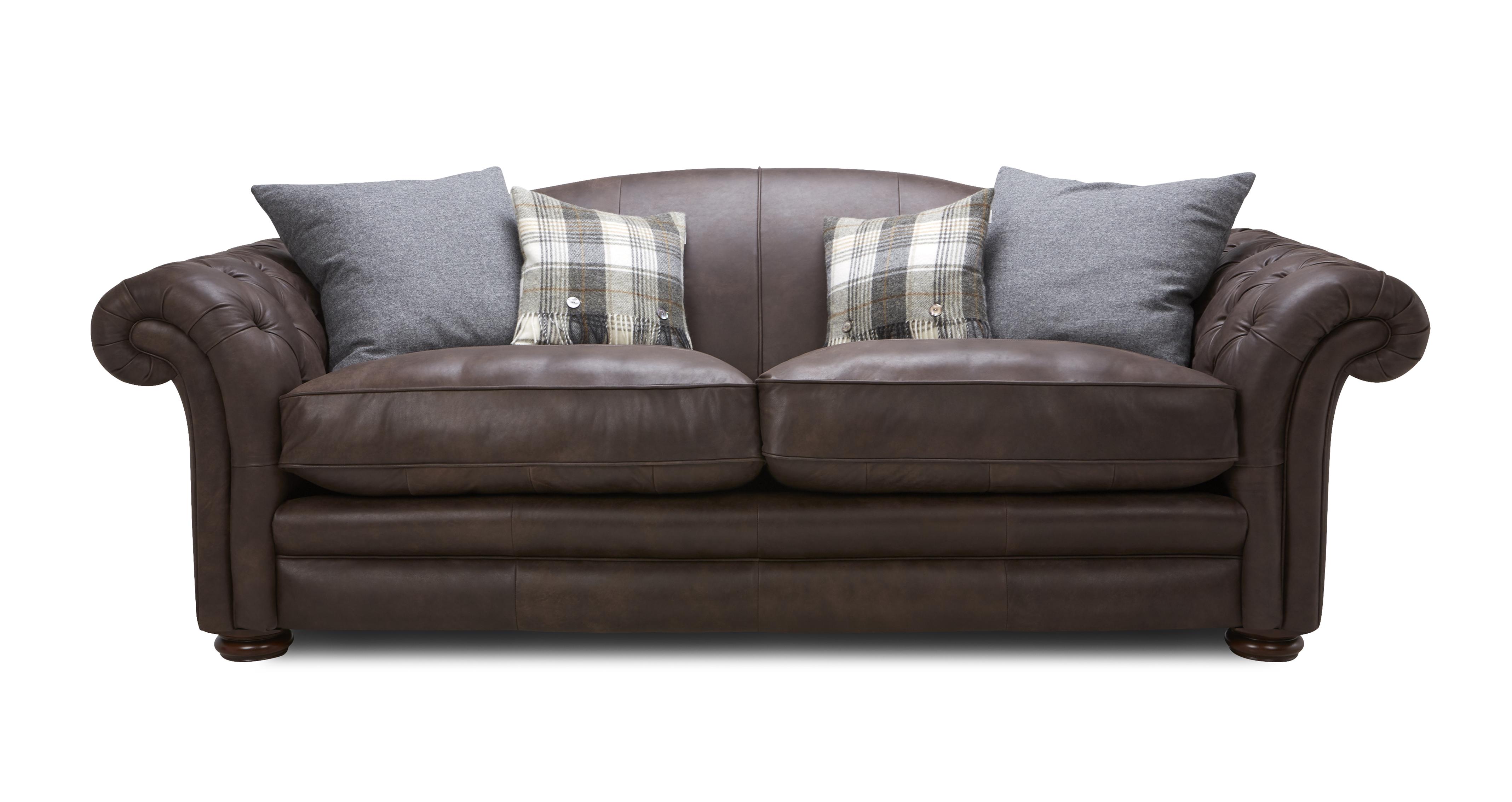 DFS Hackney - Graphite  Leather sofa living room, Modern leather