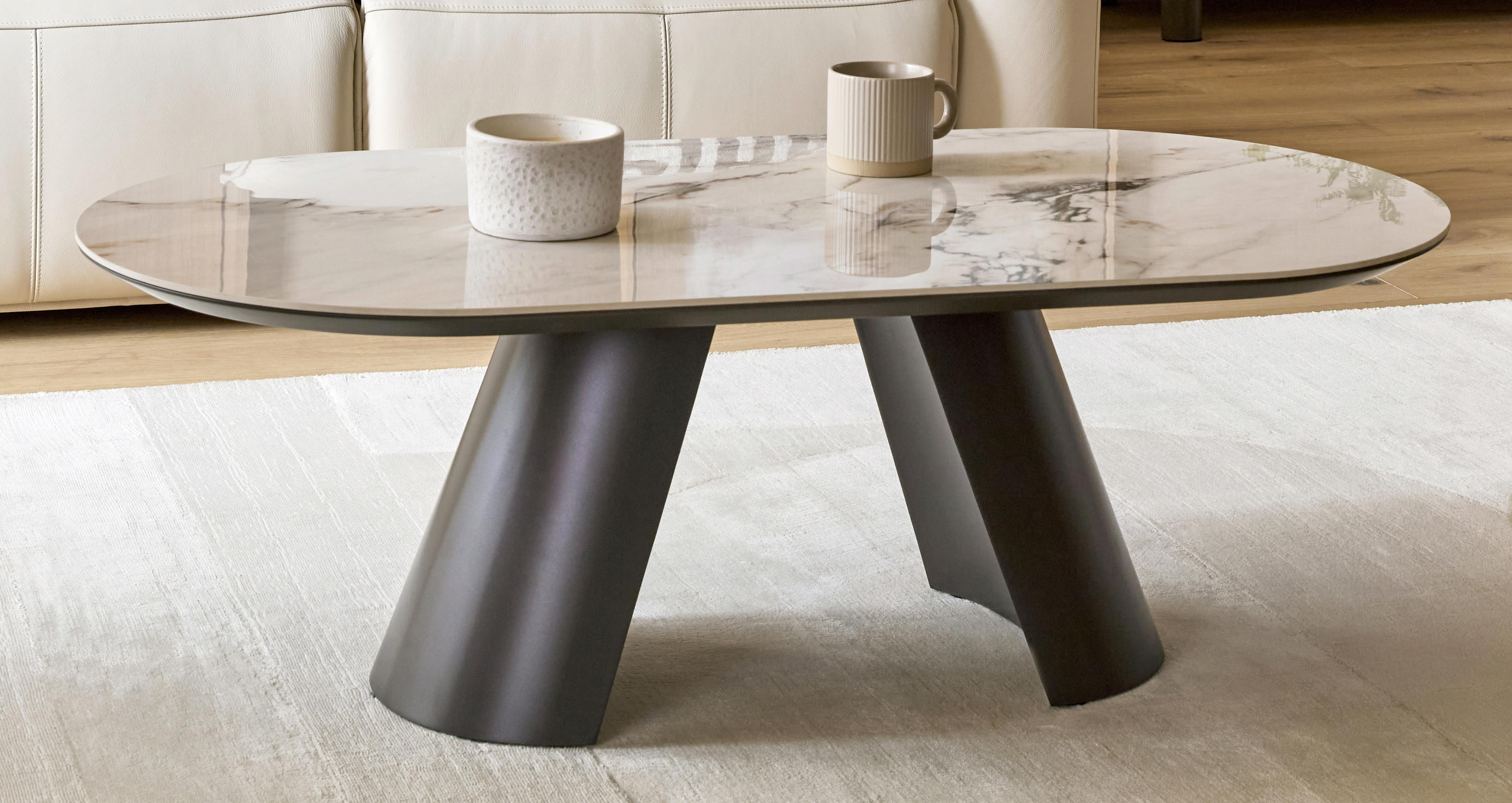 Lorea-coffee-table-clearance Coffee Table in Lorea White And Grey Clearance White