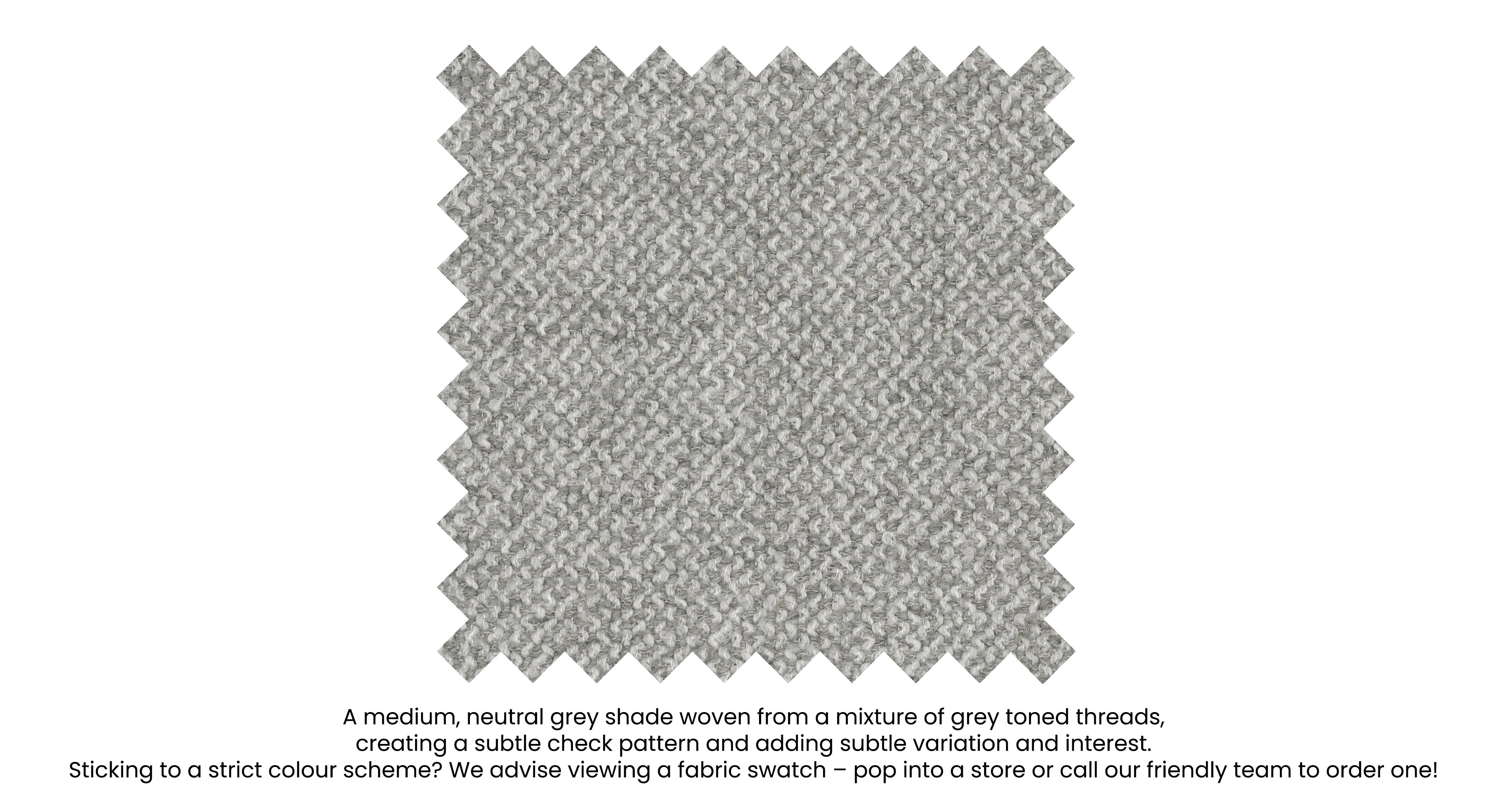 Lorella Large Swivel Chair in Lorella Woven Silver