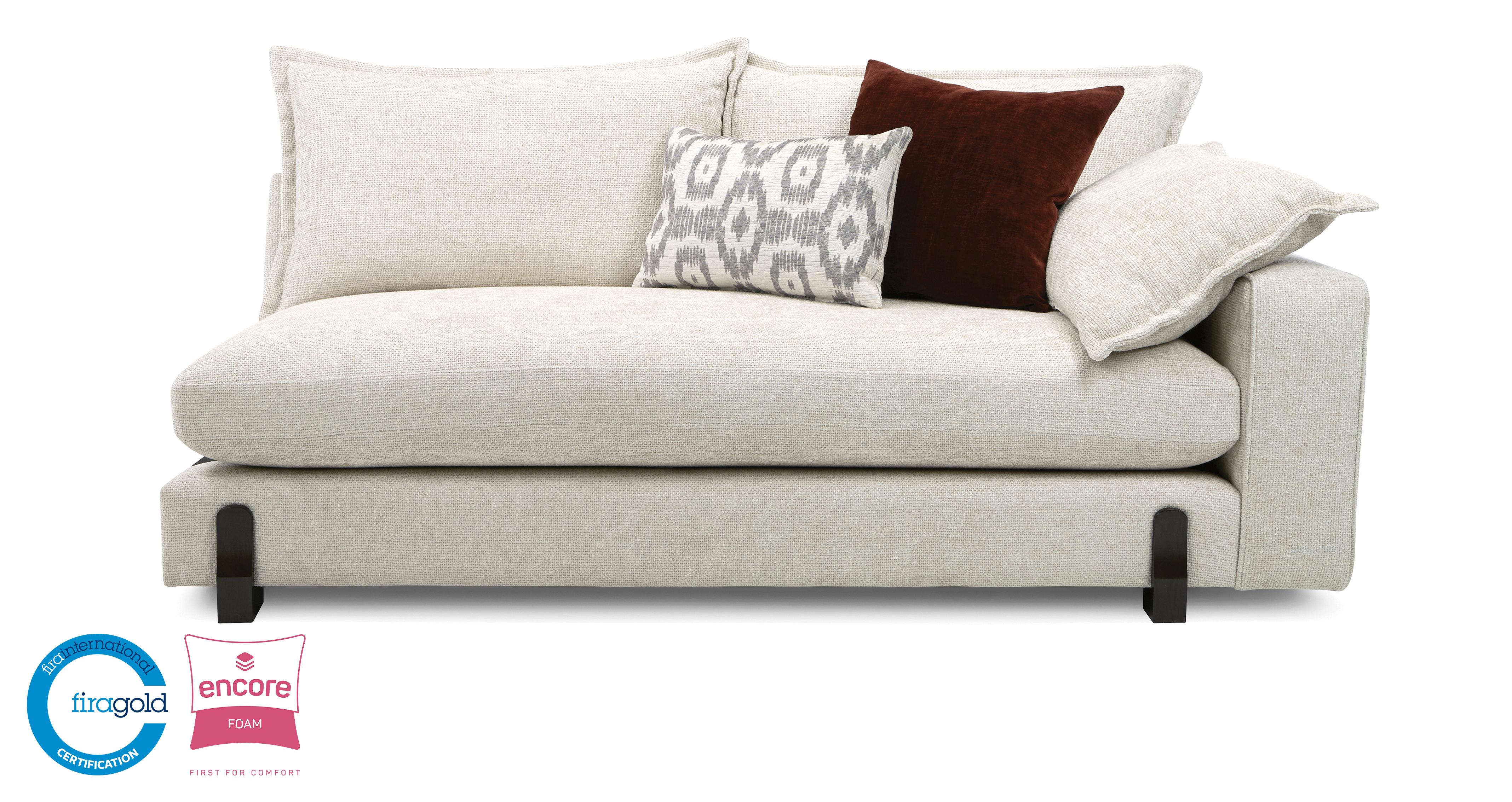 Lorenza Right Hand Facing 1 Arm 3 Seat Unit | DFS
