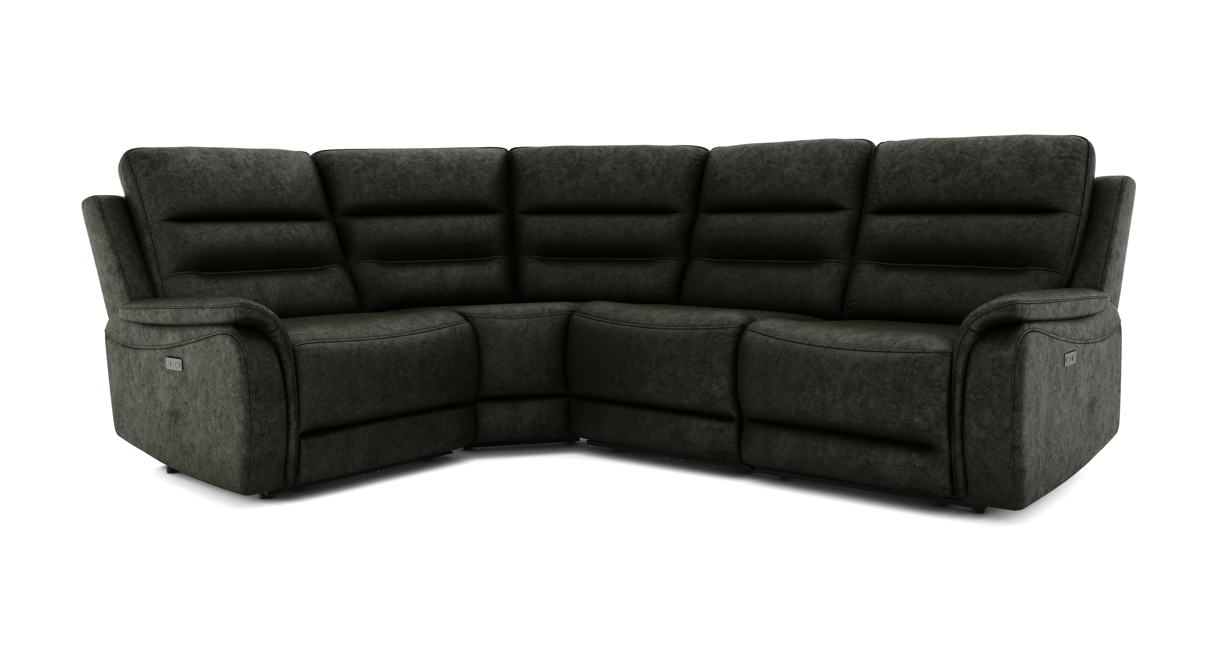 Right Hand Facing 2 Corner 1 Power Recliner Sofa