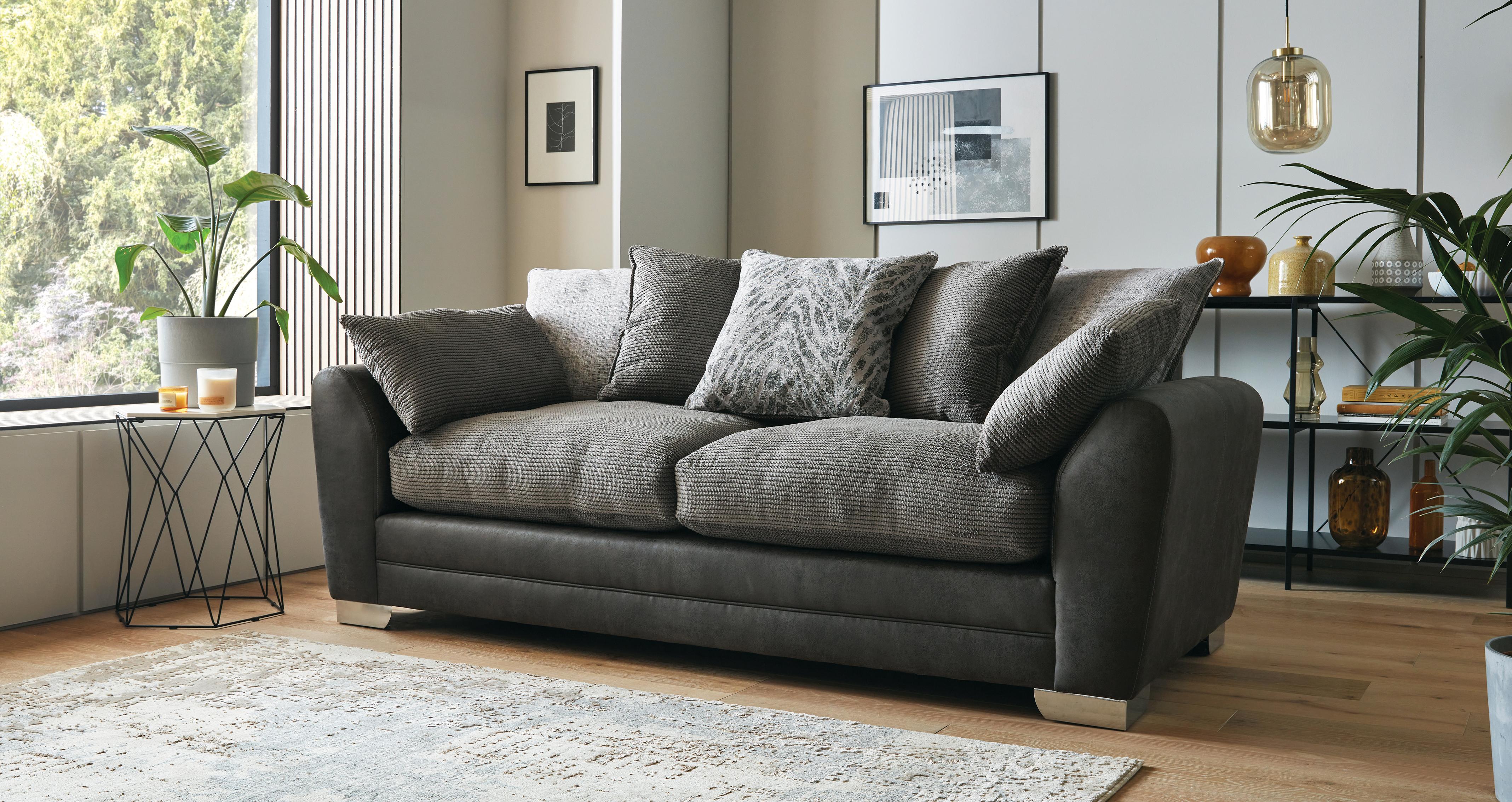 Lucinda Zebra Scatter in Briella Charcoal Combination