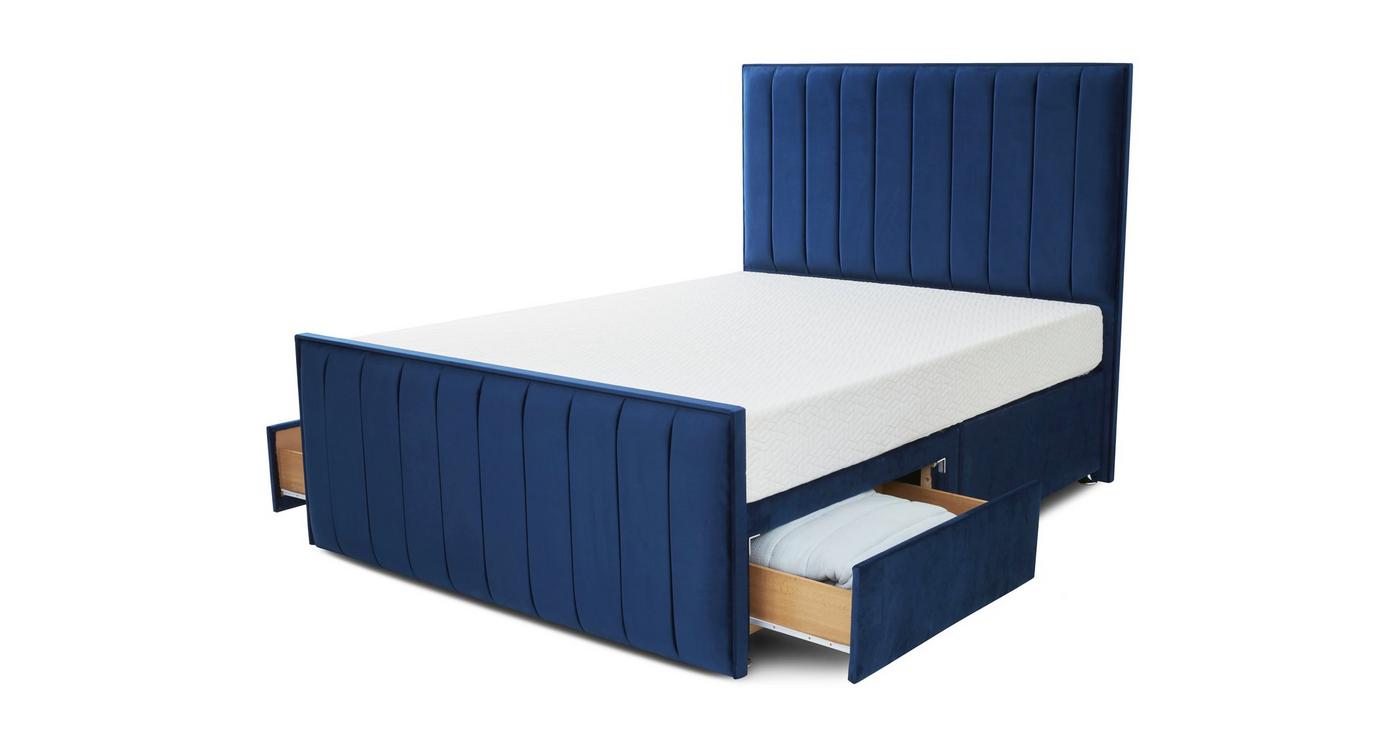 Small Double 2 Drawer Bedframe view 2