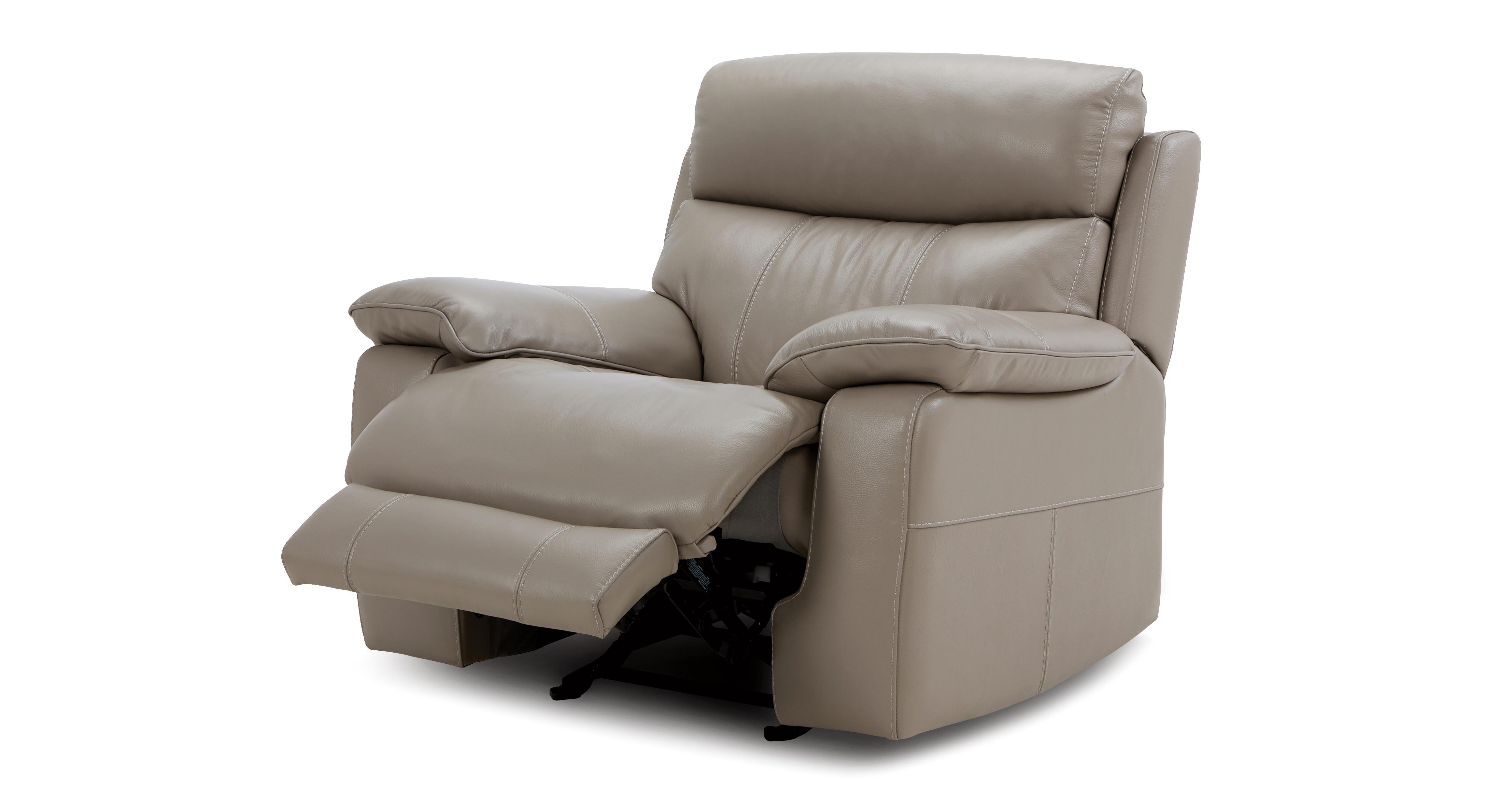 Lucius Leather Power Recliner Chair DFS