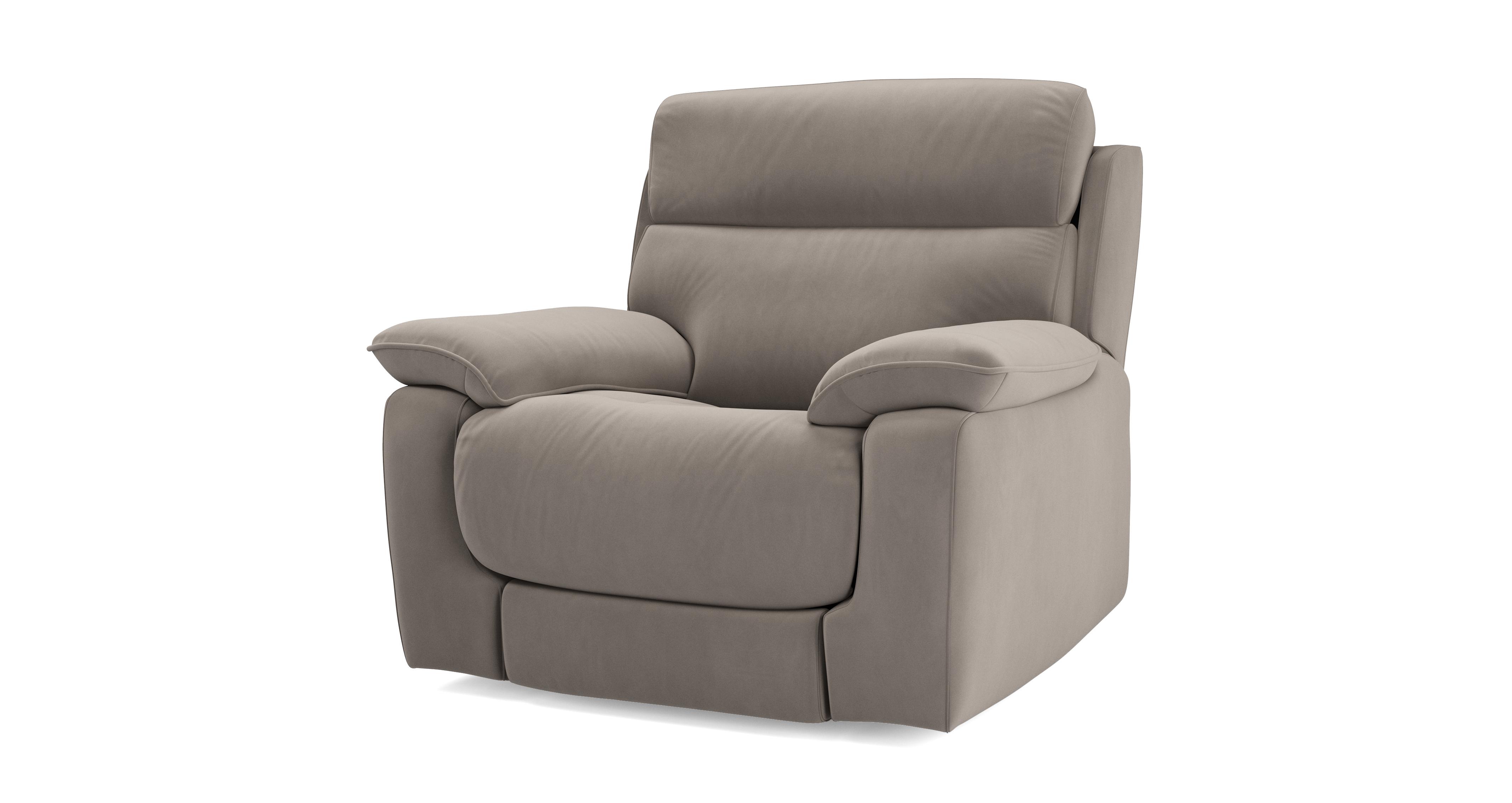 Lucius Velvet Power Rocker Chair | DFS