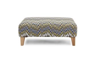 Pattern Banquette Footstool 