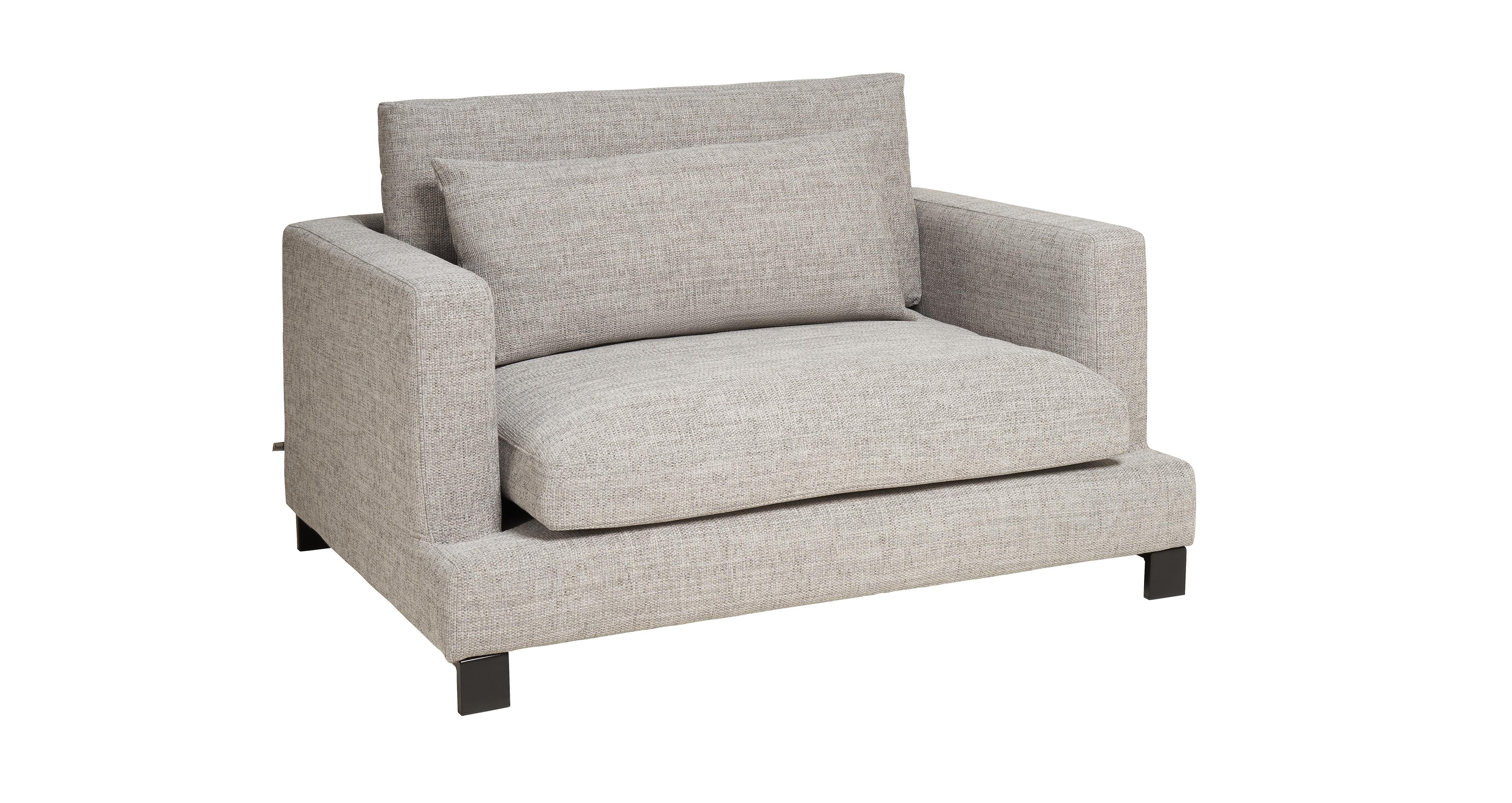 Grey cuddle store chair dfs