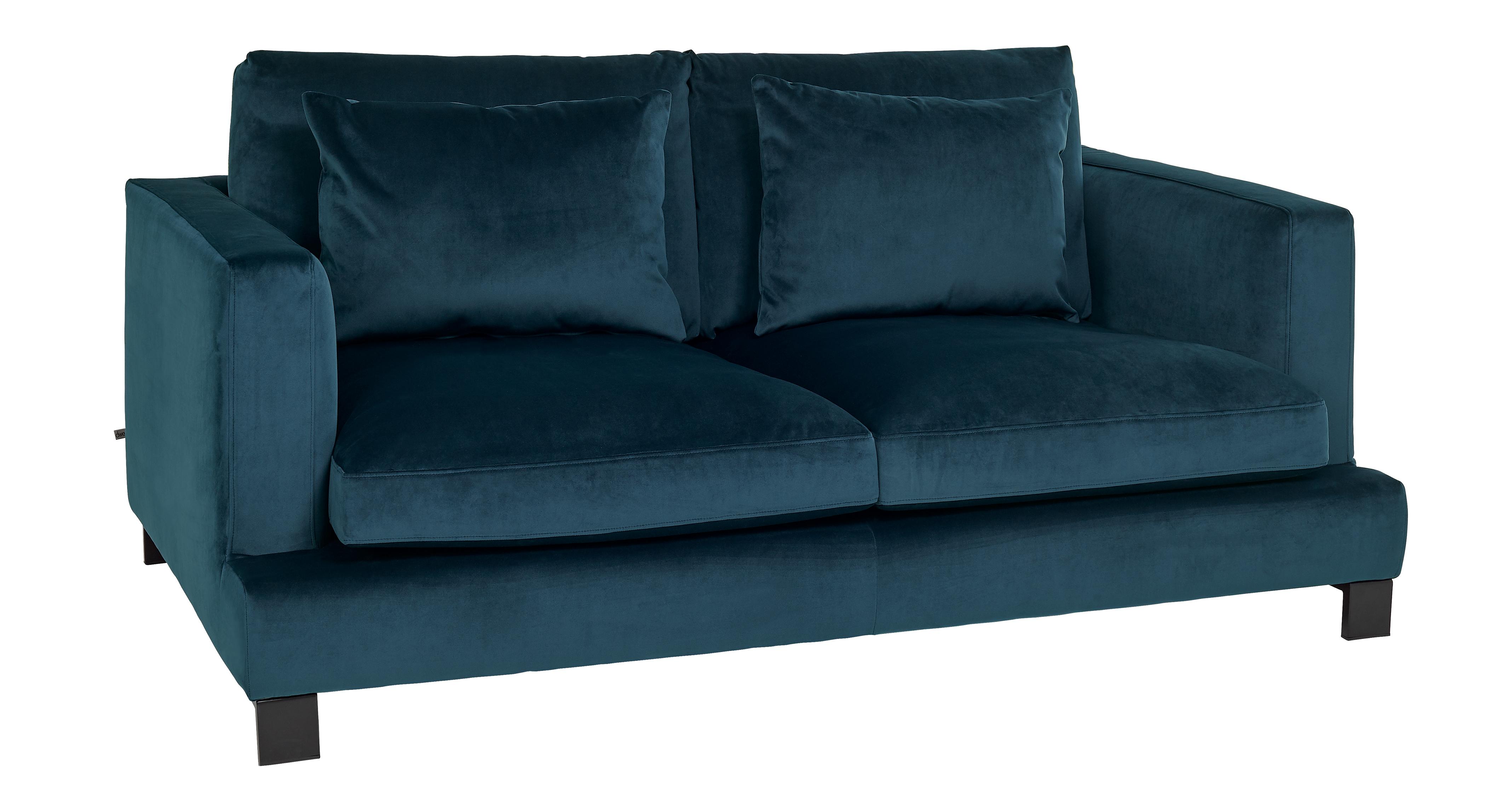 Lugano Velvet 2 Seater Sofa DFS